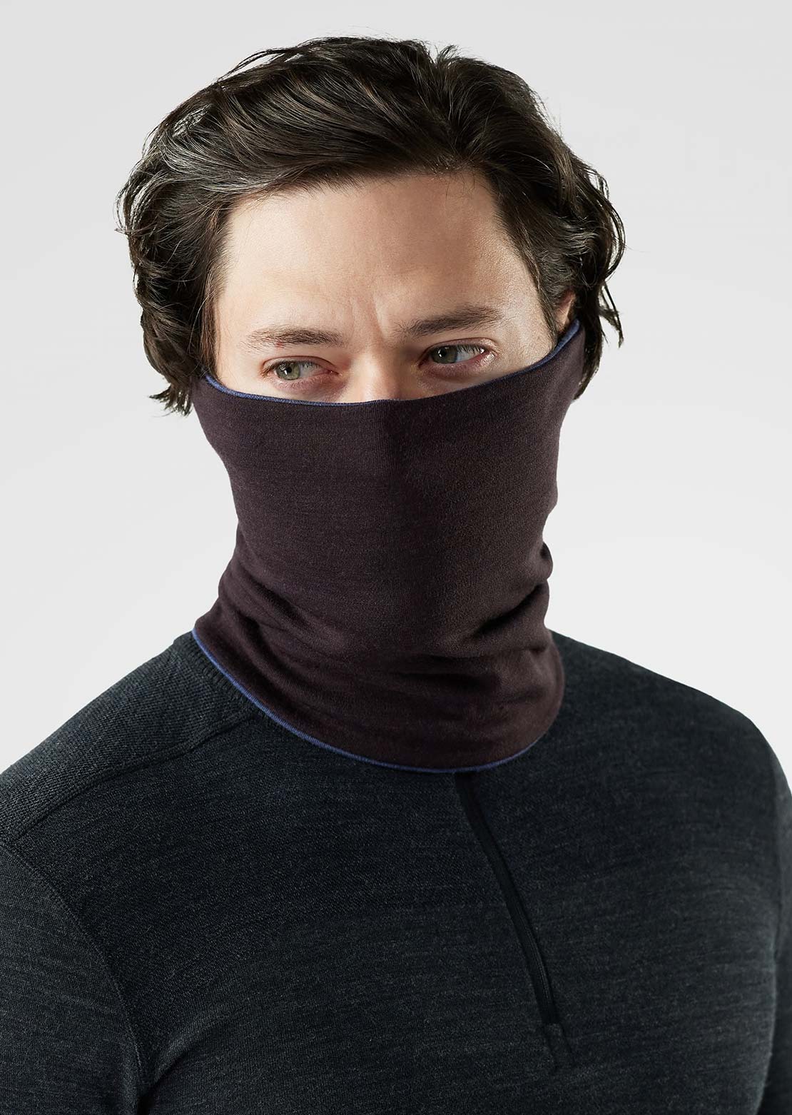 Smartwool Thermal Merino Reversible Neck Gaiter Nightfall Blue/Mink