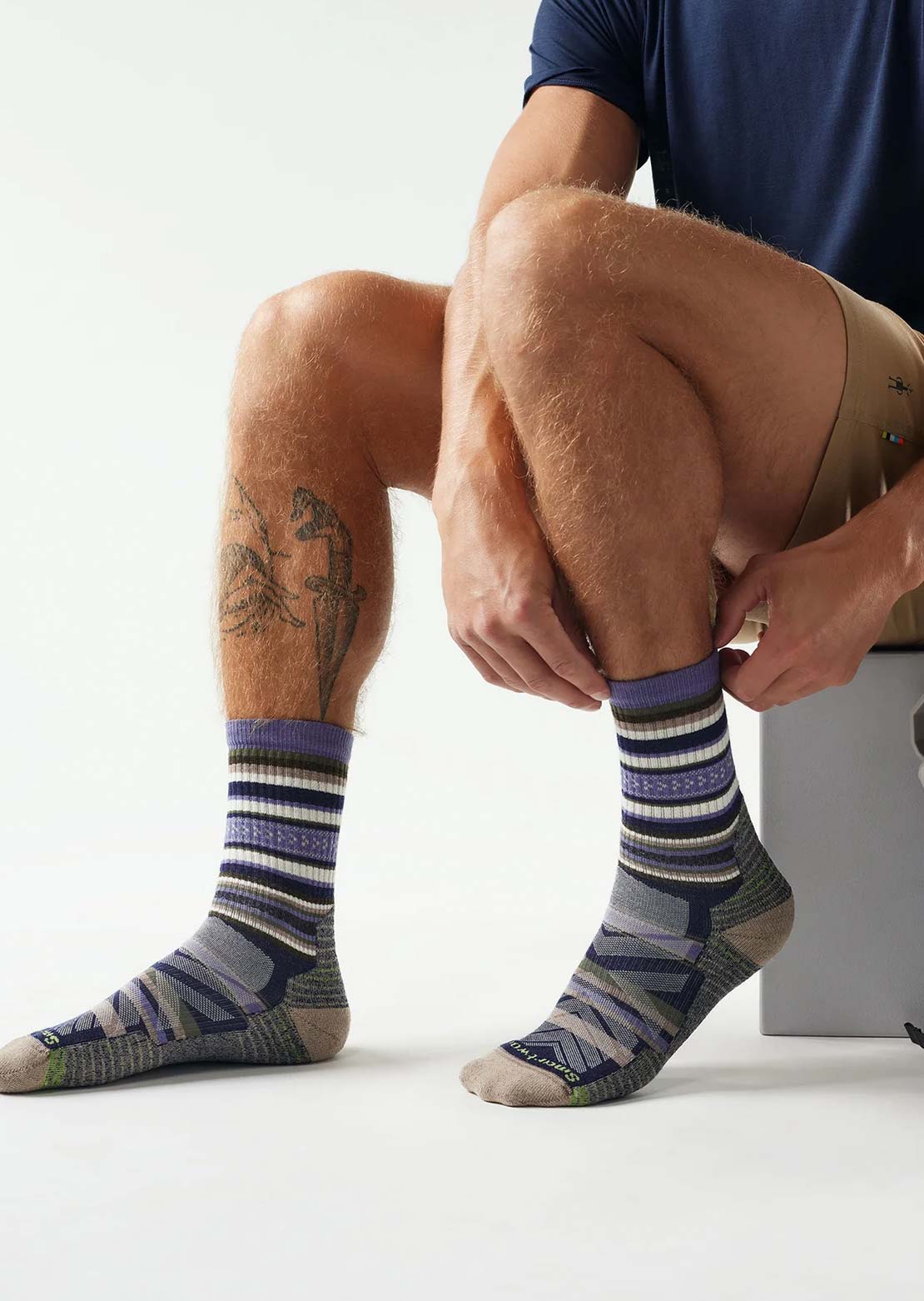 Smartwool Unisex Hike Light Cushion Panorama Crew Socks