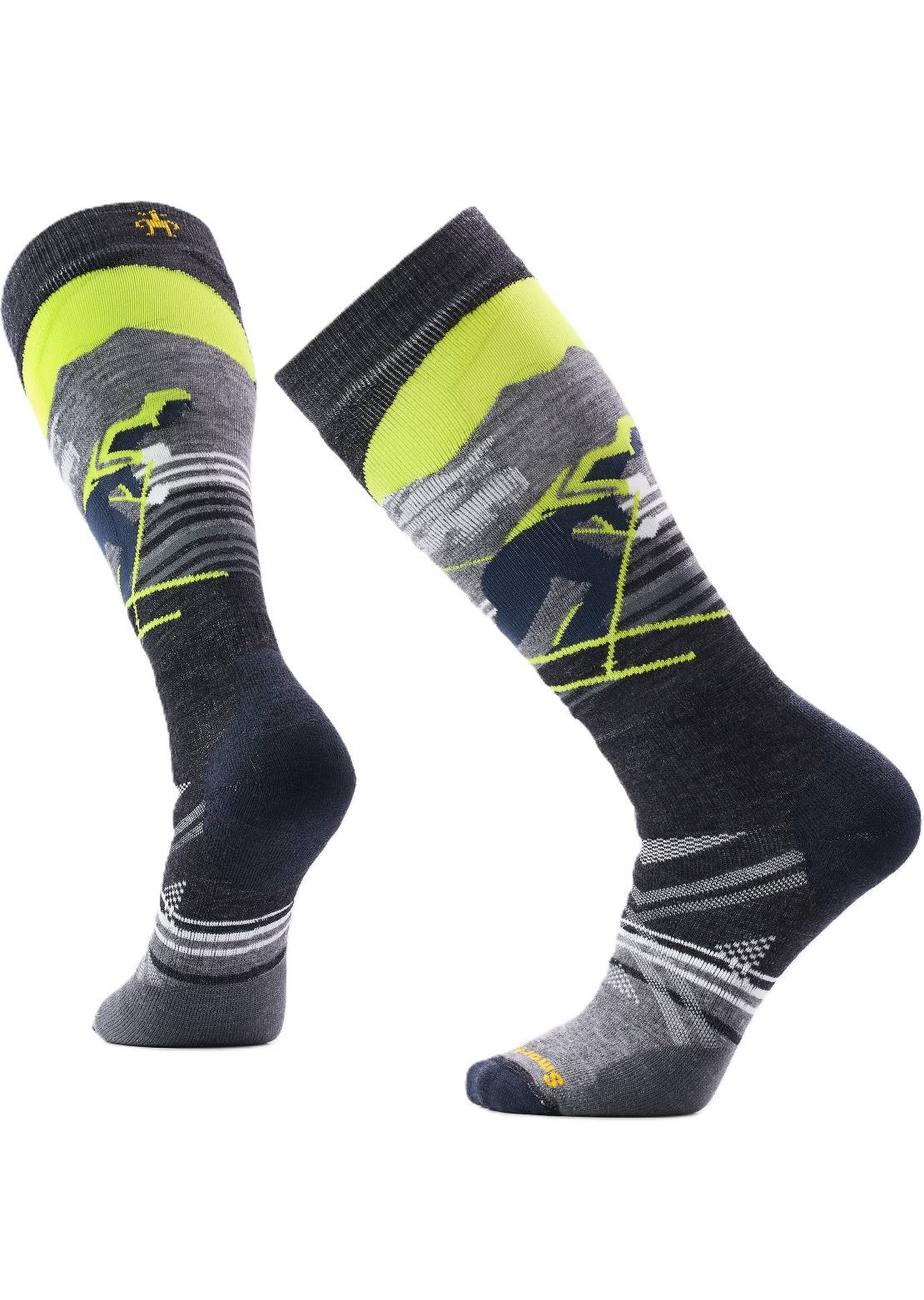 Smartwool Unisex Ski Full Cushion Chute the Moon OTC Socks Charcoal