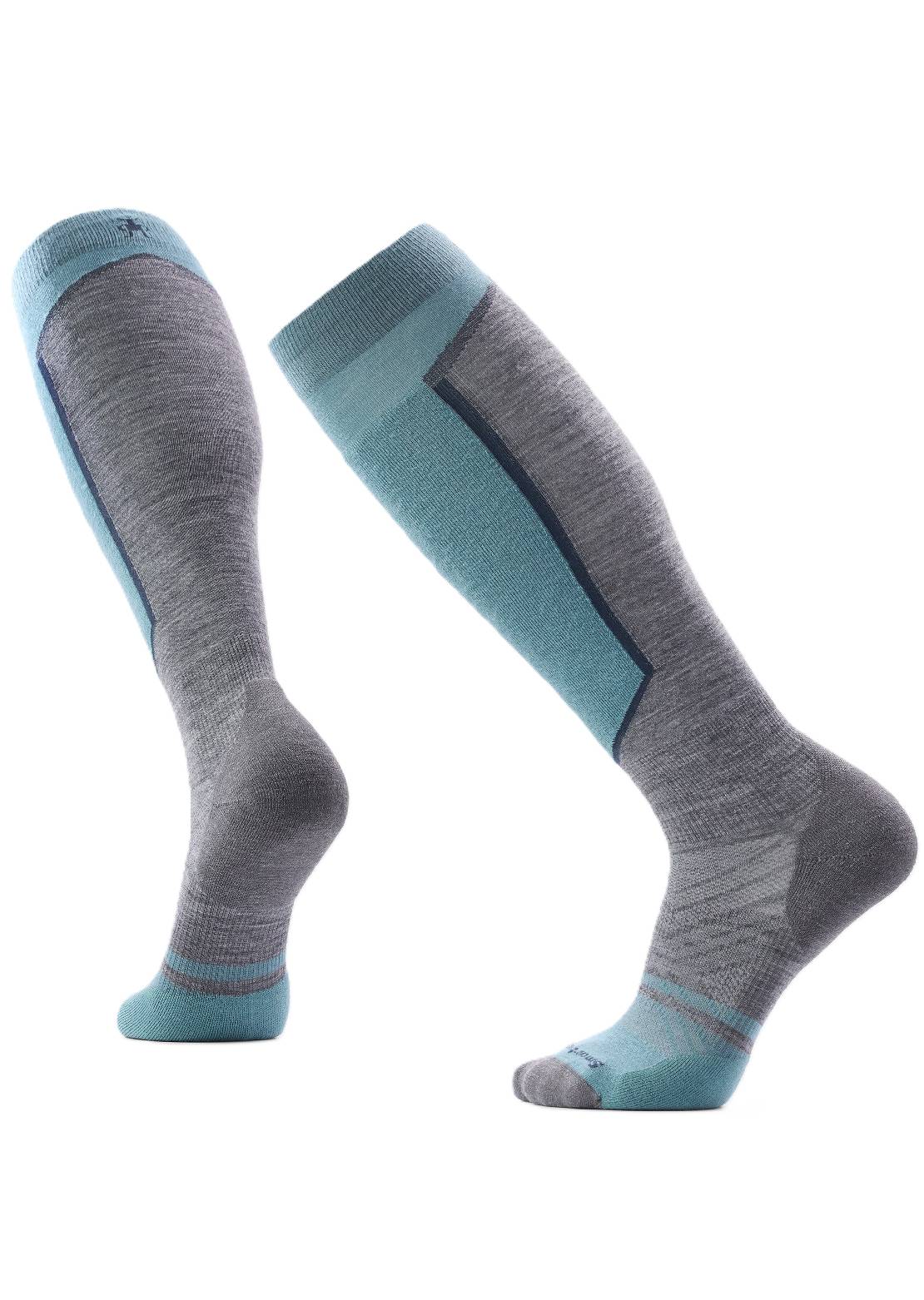 Smartwool Unisex Ski Targeted Cushion OTC Socks Dusty Teal