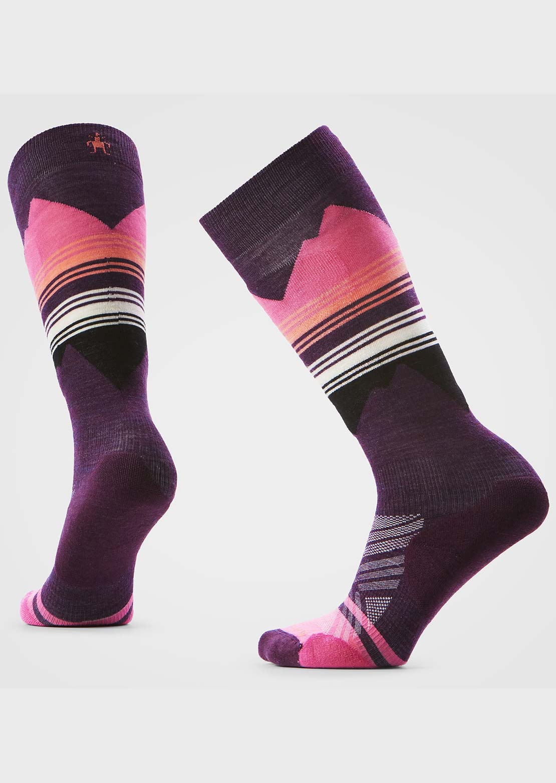 Smartwool Women’s Ski Targeted Cushion Pattern OTC Socks Purple Iris