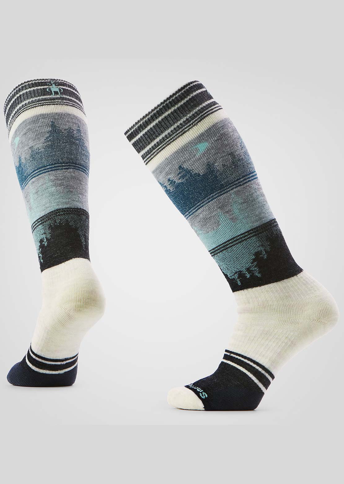 Smartwool Women’s Snowboard Full Cushion Twilight Vista OTC Socks Moonbeam