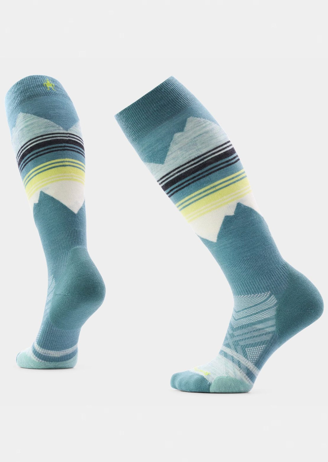 Smartwool Women’s Ski Targeted Cushion Pattern OTC Socks Dusty Teal