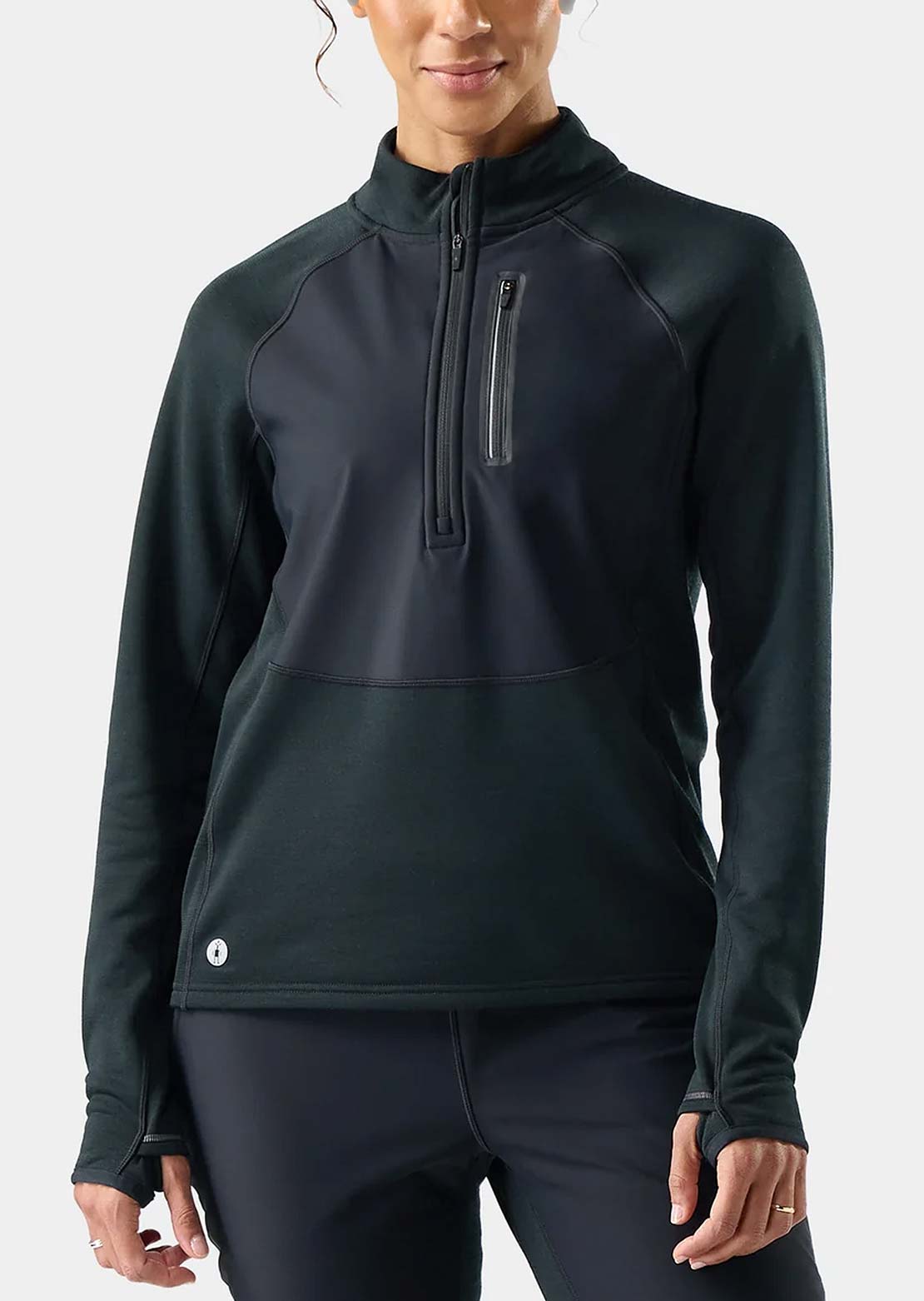 Smartwool Women's Active Fleece Wind 1/2 Zip Long Sleeve