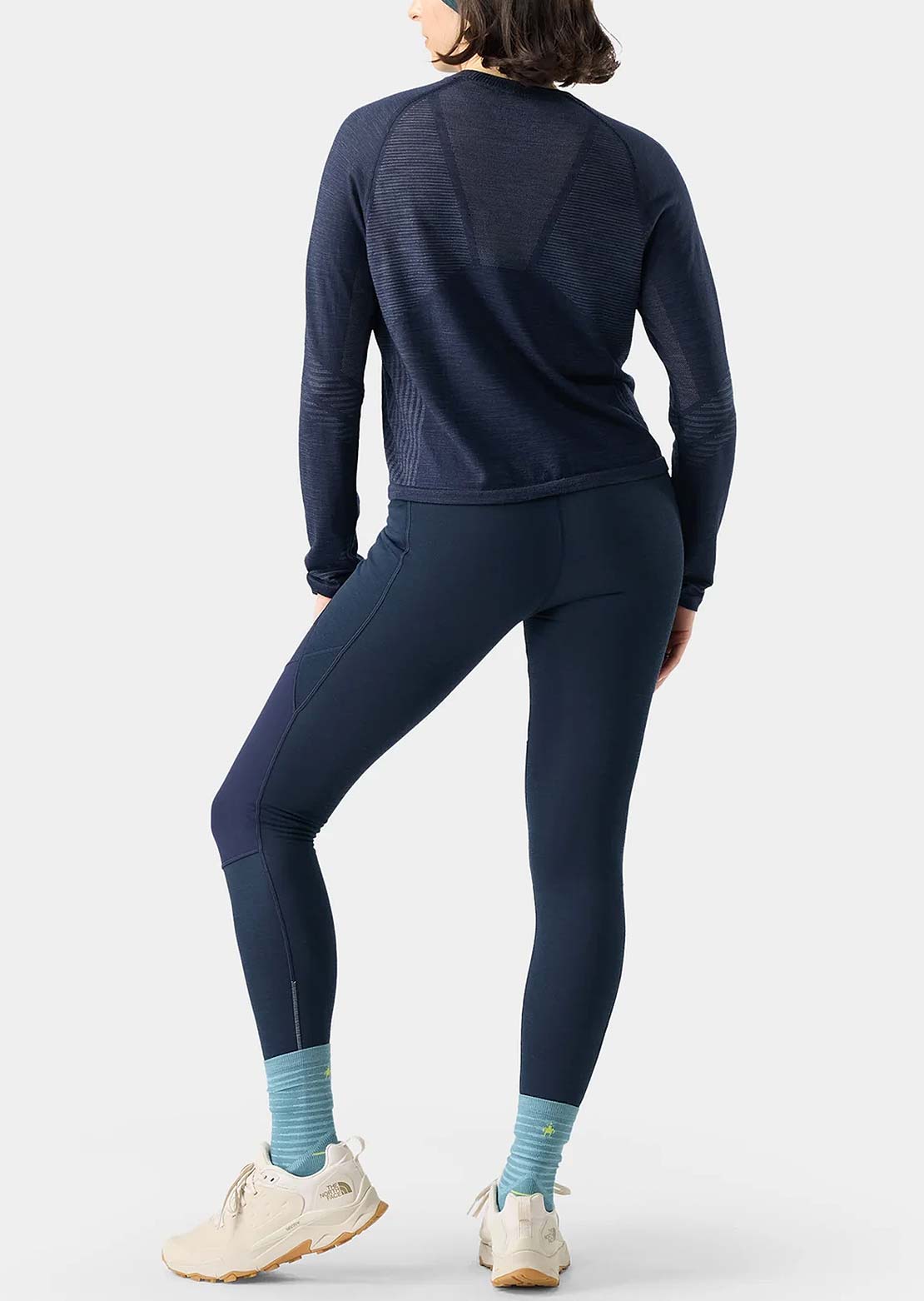 Smartwool Women's Active Fleece Wind Tights Deep Navy