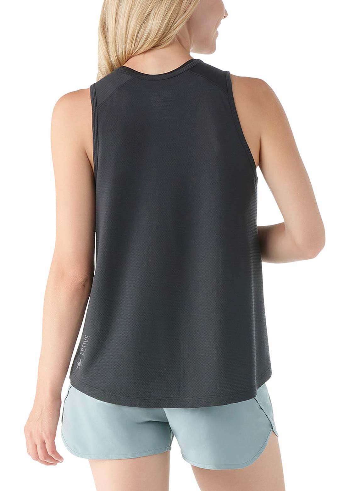 Smartwool Women&#39;s Active Mesh High Neck Tank Black