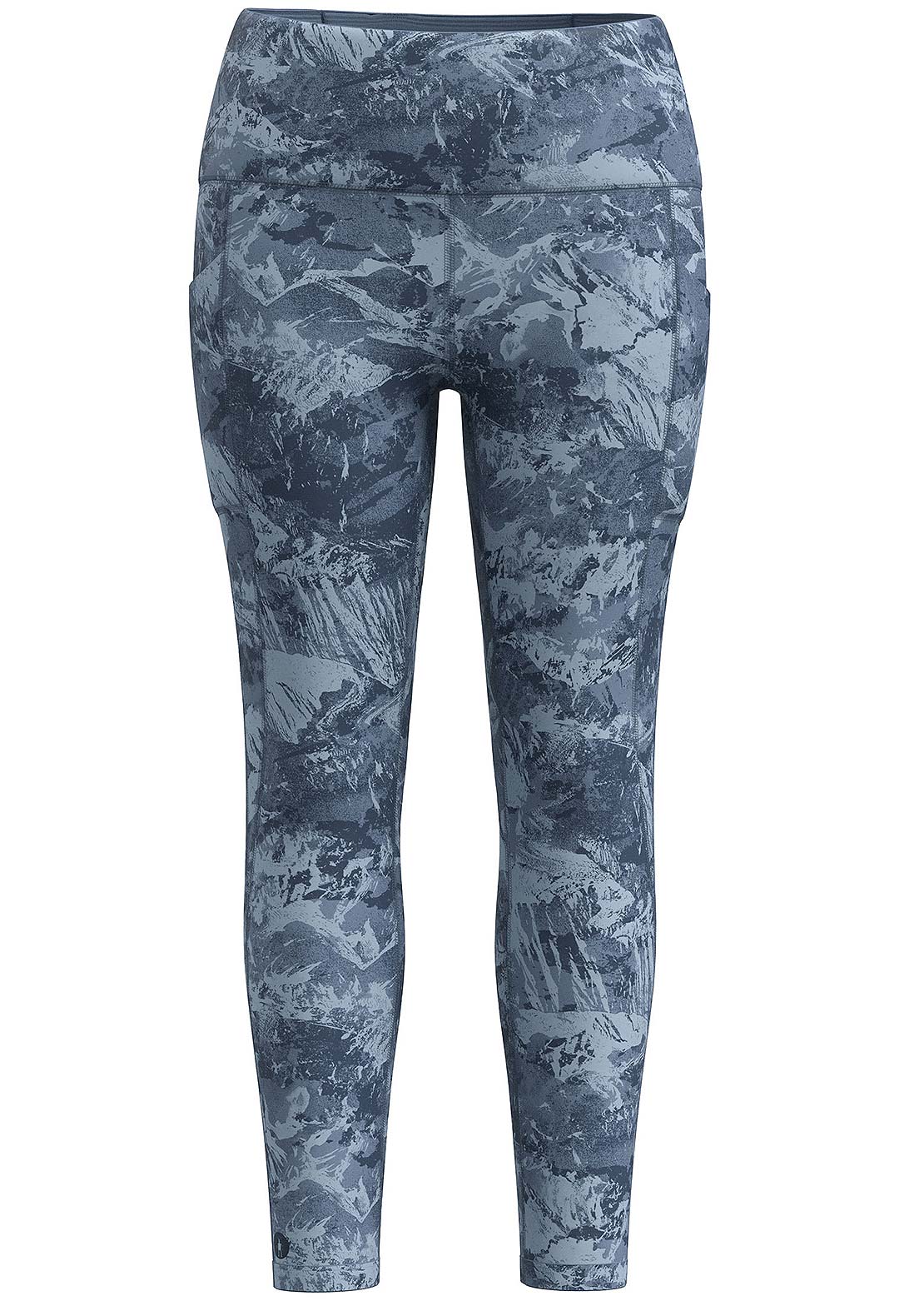 Smartwool Women&#39;s Active Printed 7/8 Legging Nightfall Blue Mountain