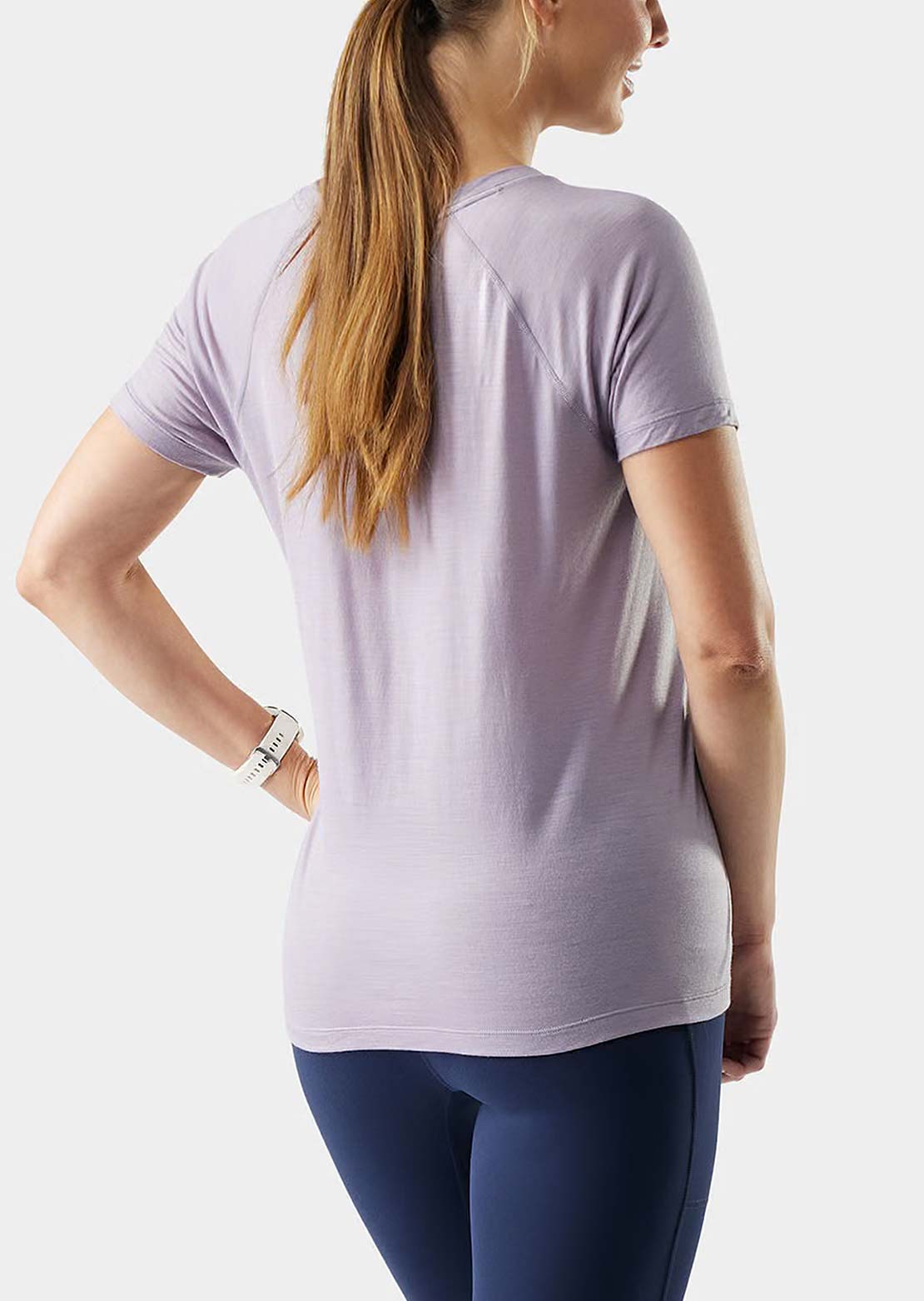 Smartwool Women's Active Ultralite T-Shirt Purple Storm