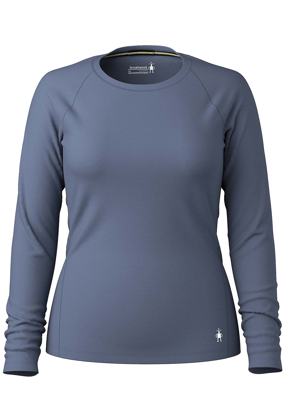 Smartwool Women's Classic All-Season Merino Base Layer Crew Top Nightfall Blue