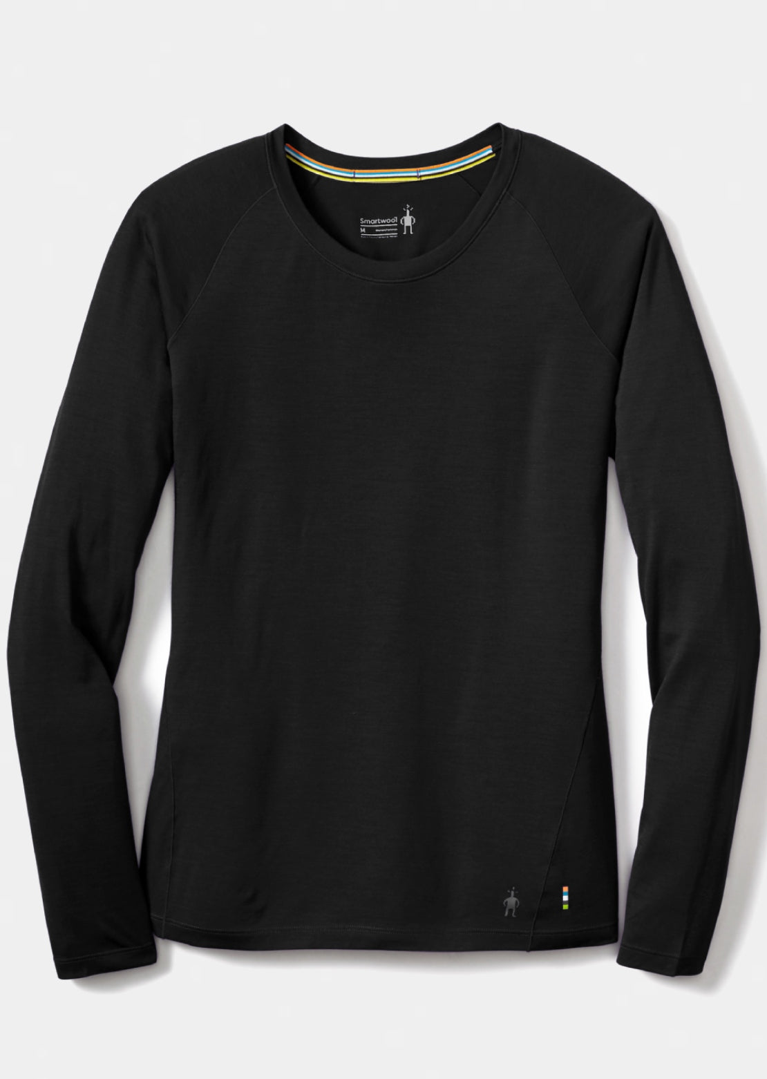 Smartwool Women's Classic All-Season Merino Crewneck Base Layer Top Black