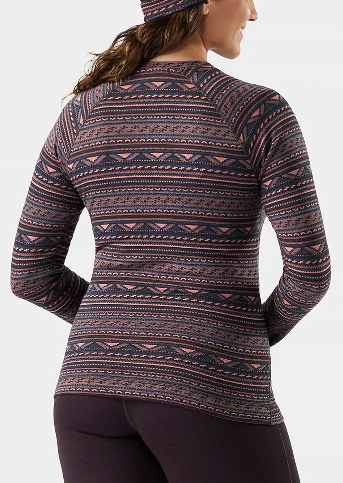 Smartwool Women's Classic Thermal Merino 250 Crew Base Layer Top Coral Reef Summit Soul