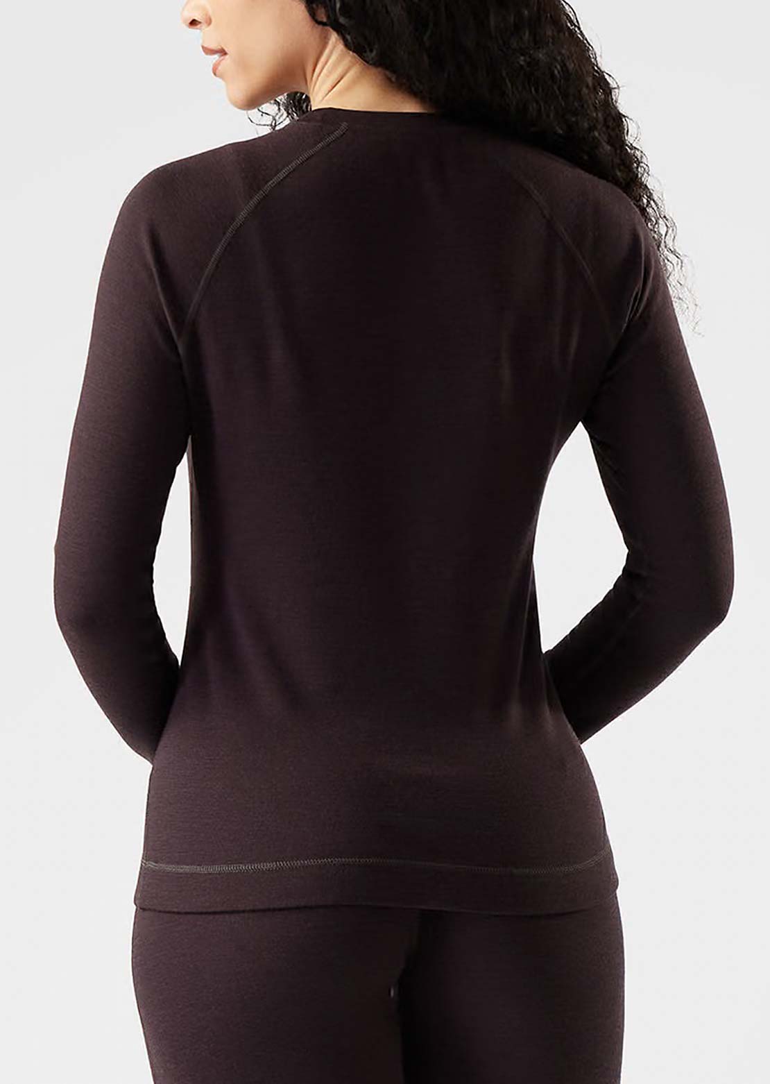 Smartwool Women's Classic Thermal Merino 250 Crew Base Layer Top Mink Heather