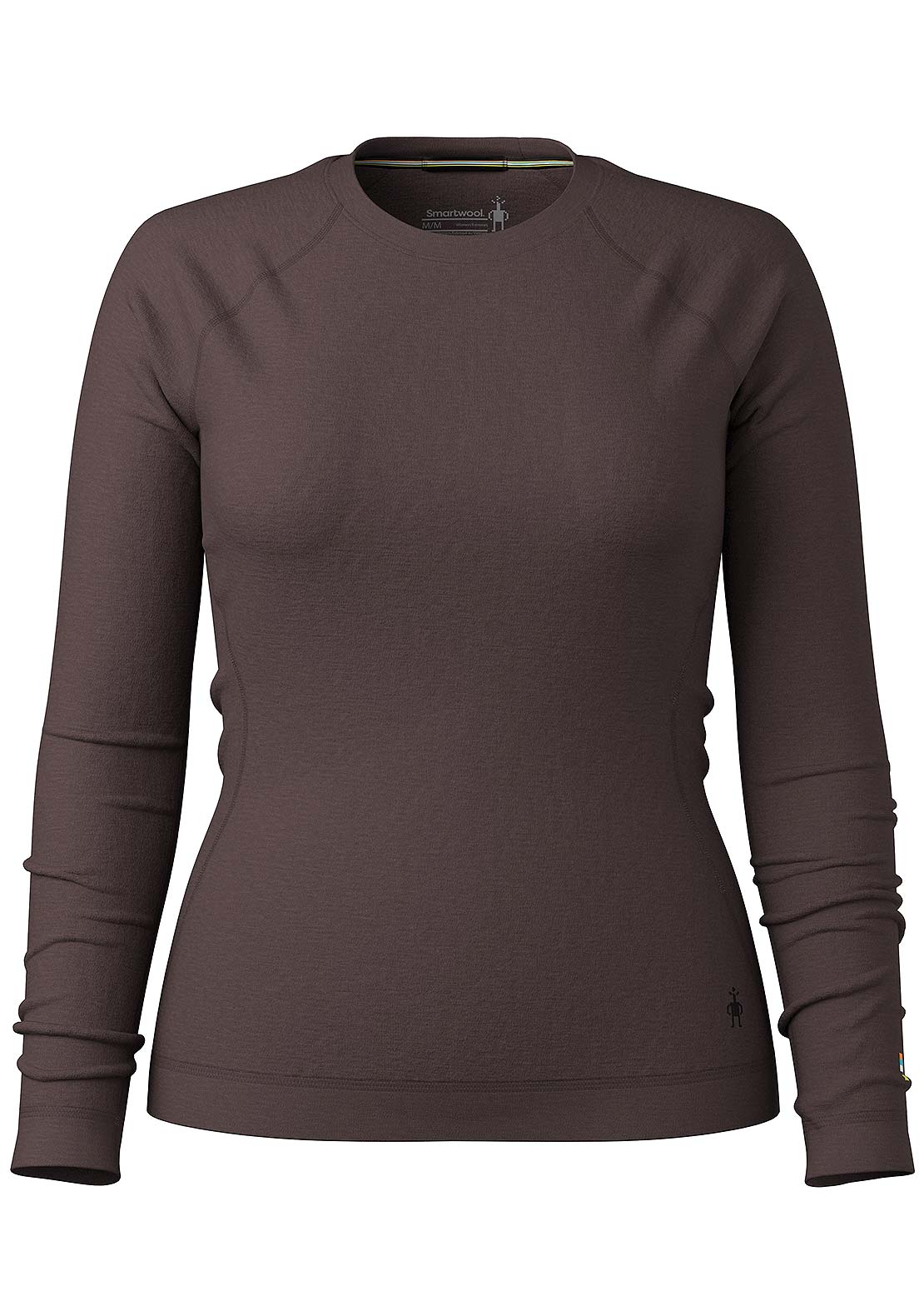 Smartwool Women's Classic Thermal Merino 250 Crew Base Layer Top Mink Heather