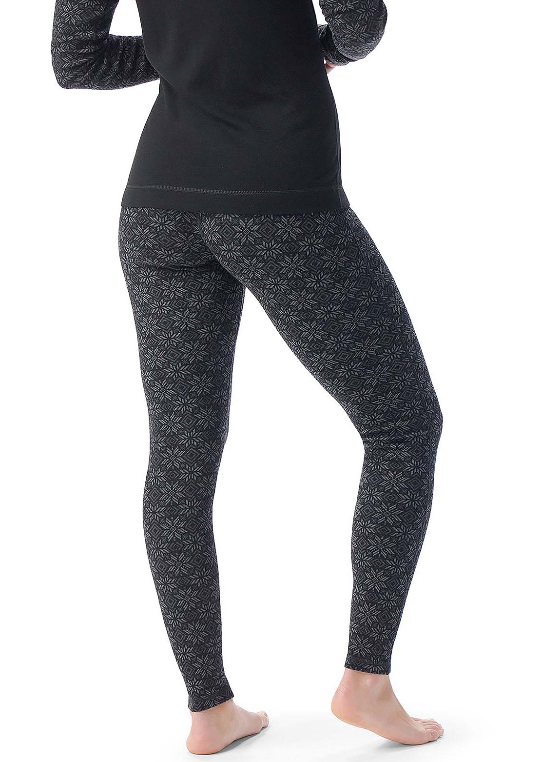 Smartwool Women&#39;s Classic Thermal Merino Base Layer Bottom Black Digi Snow