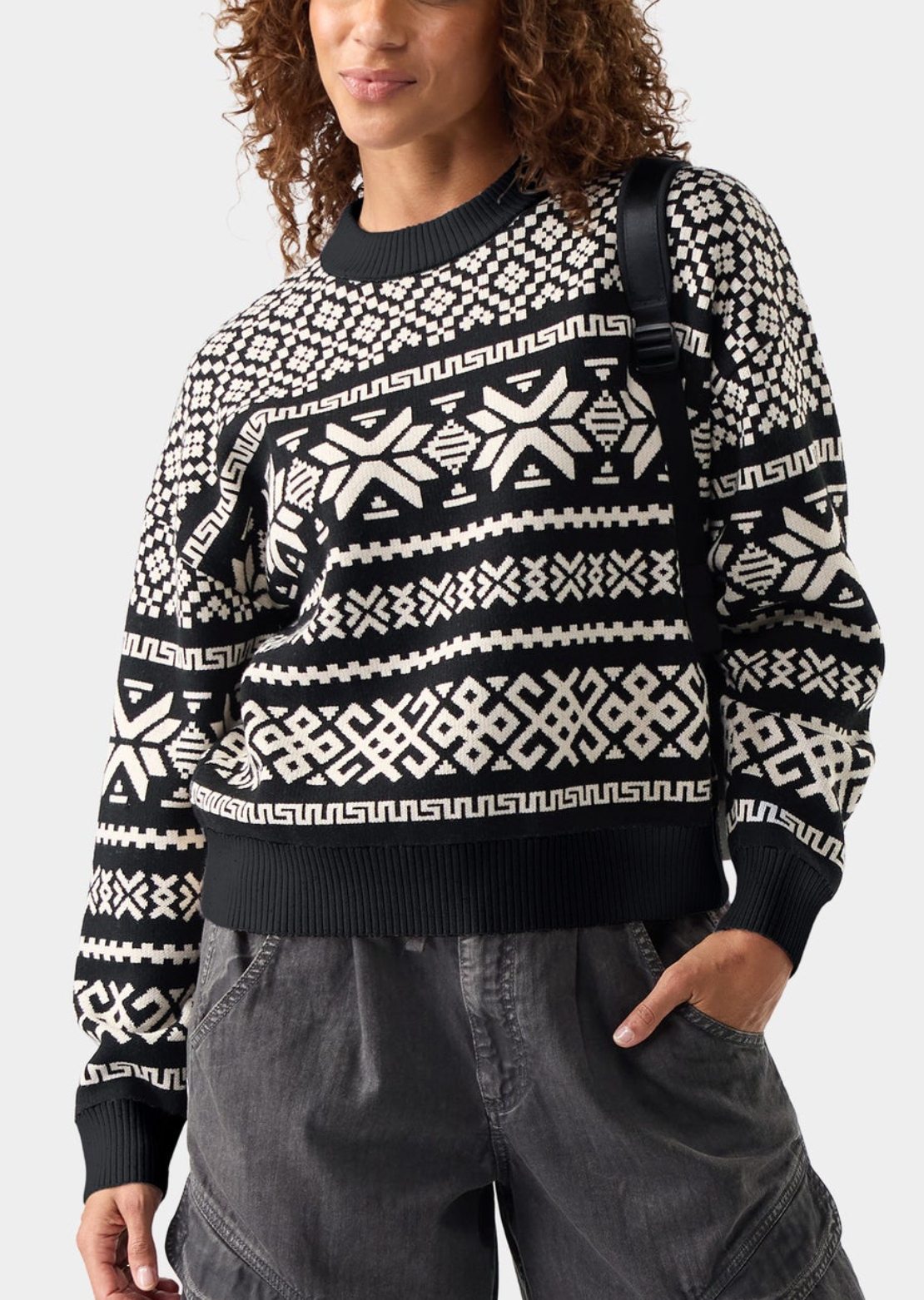 Smartwool Women's Edgewood Heritage Crewneck Sweater Black