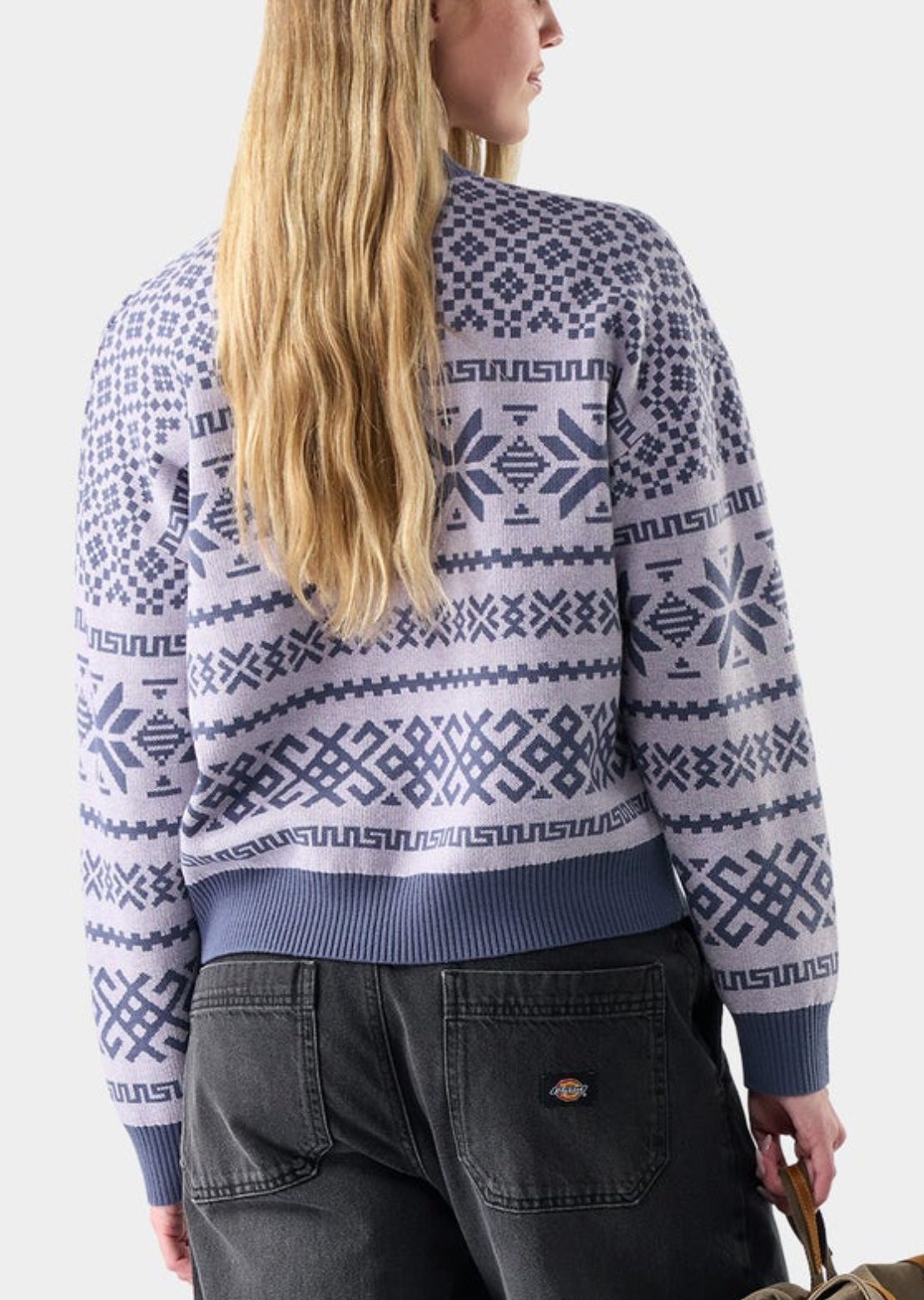 Smartwool Women's Edgewood Heritage Crewneck Sweater Icy Lavender Heather