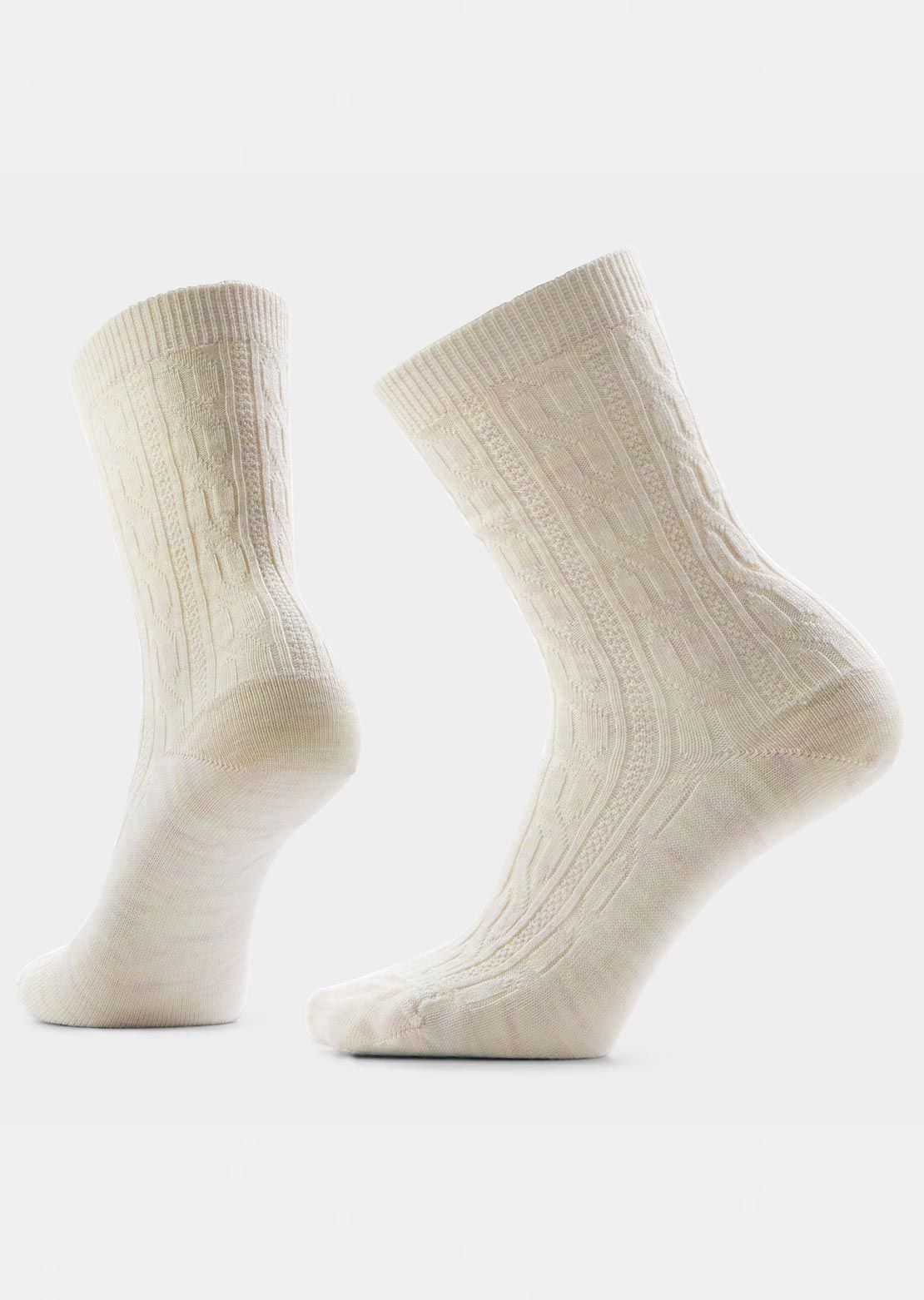 Smartwool Women's Everyday Cable Crew Socks Moonbeam