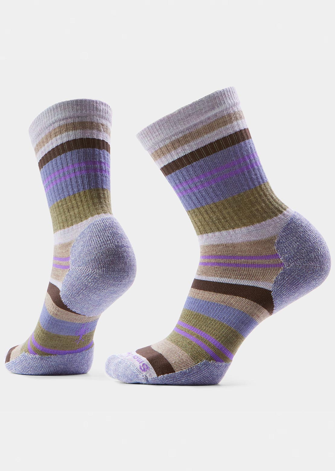 Smartwool Women's Everyday Saturnsphere Crew Socks Purple Eclipse