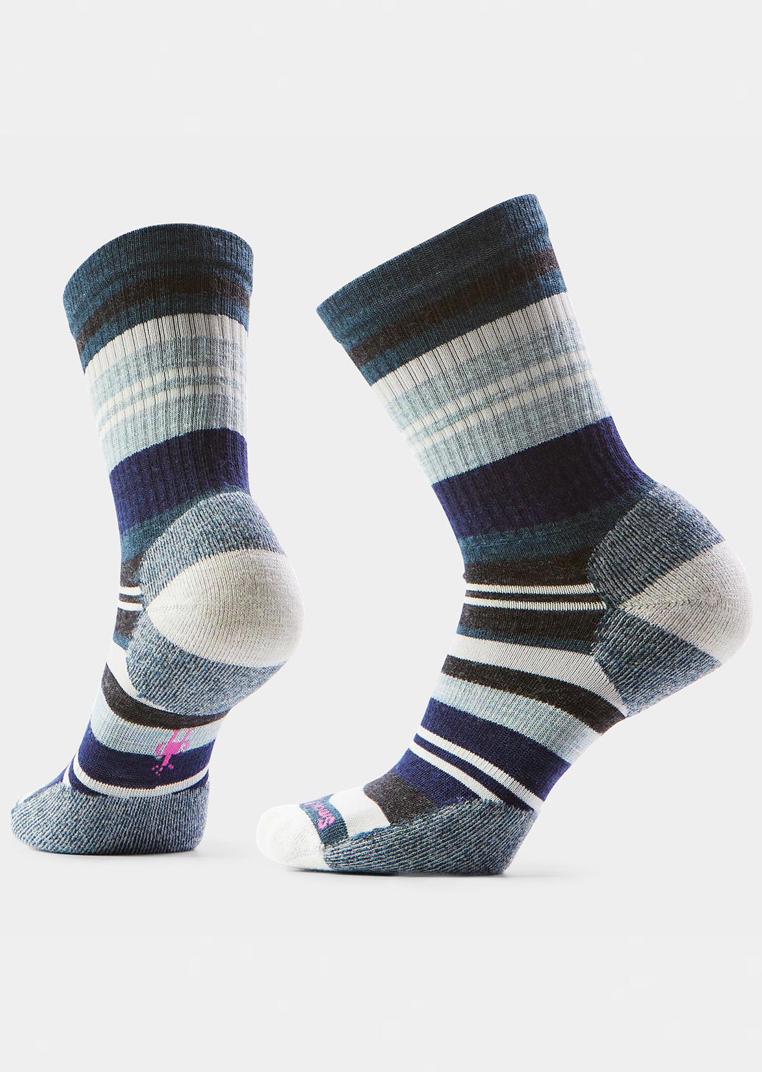 Smartwool Women's Everyday Saturnsphere Crew Socks Twilight Blue