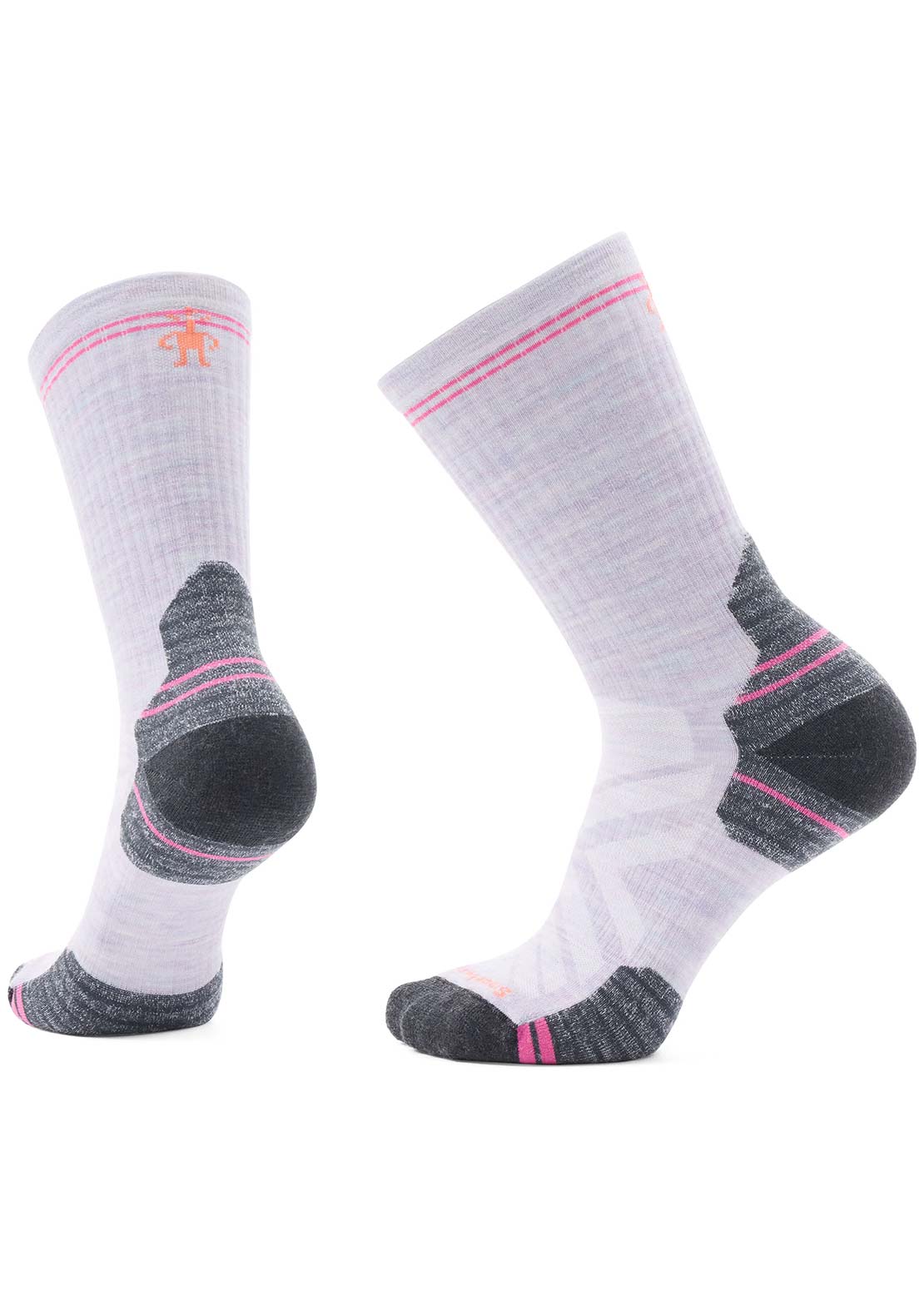 Smartwool Women's Hike Targeted Cushion Crew Socks Purple Eclipse