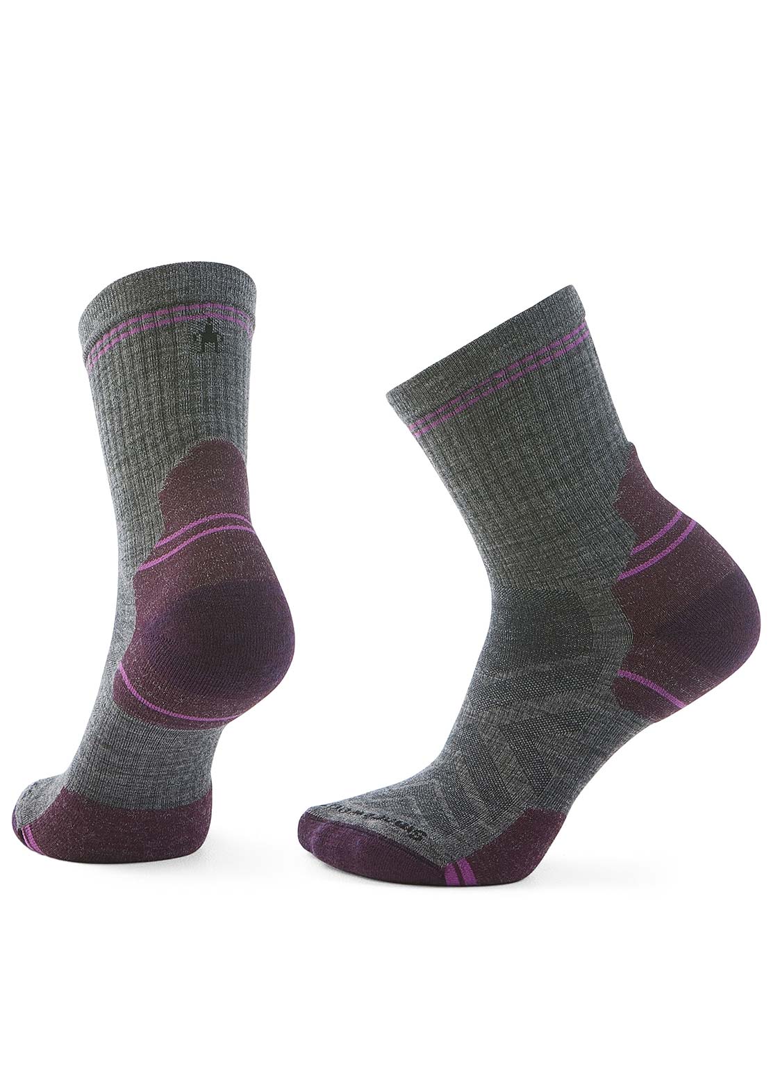 Smartwool Women's Hike Targeted Cushion Mid Crew Socks Twilight Blue