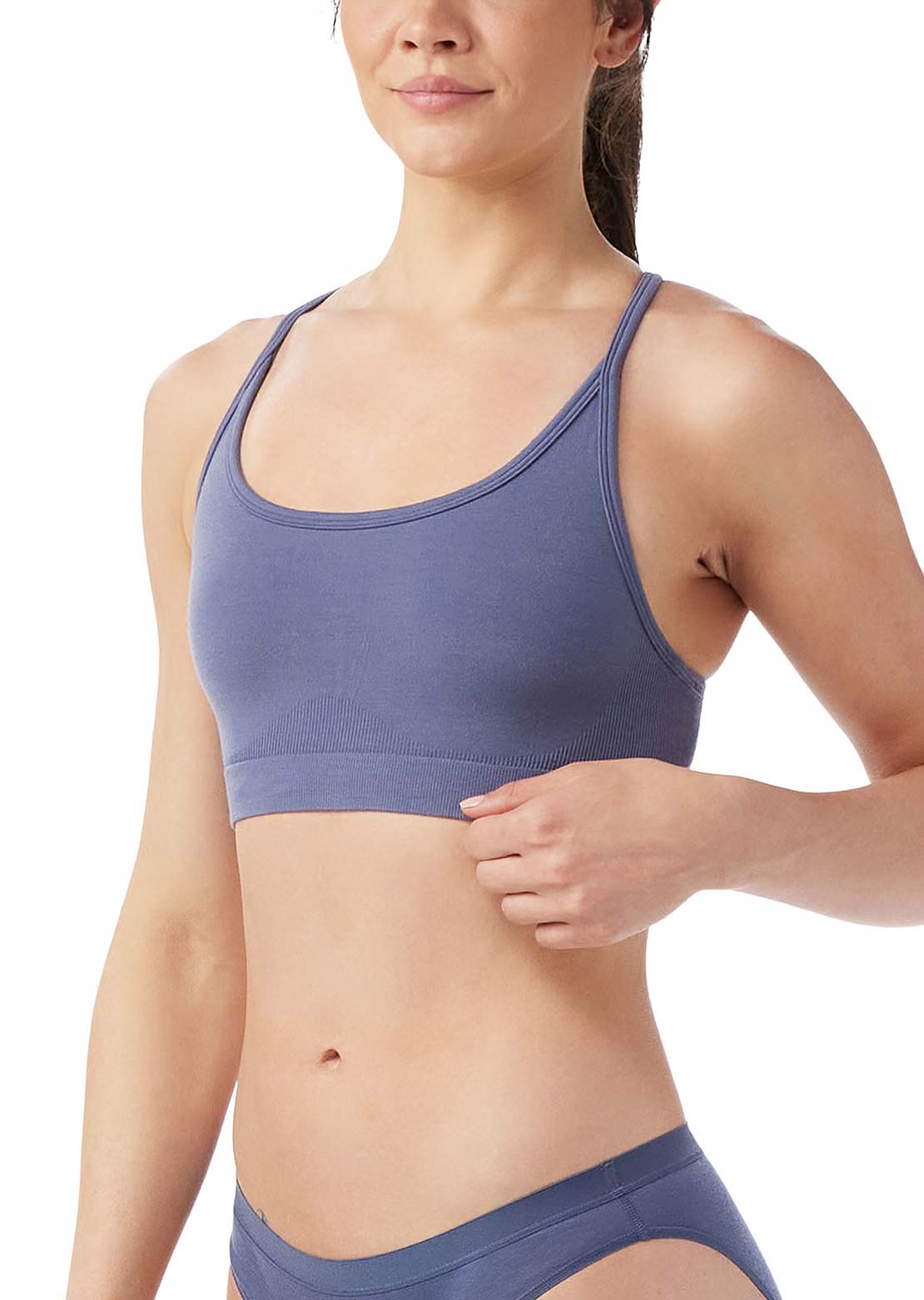 Smartwool Women's Merino Blend Bralette Nightfall Blue