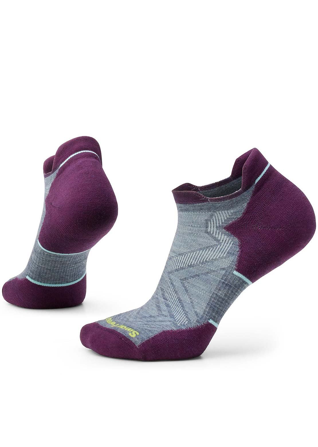 Smartwool Women&#39;s Run Targeted Cushion Low Ankle Socks Pewter