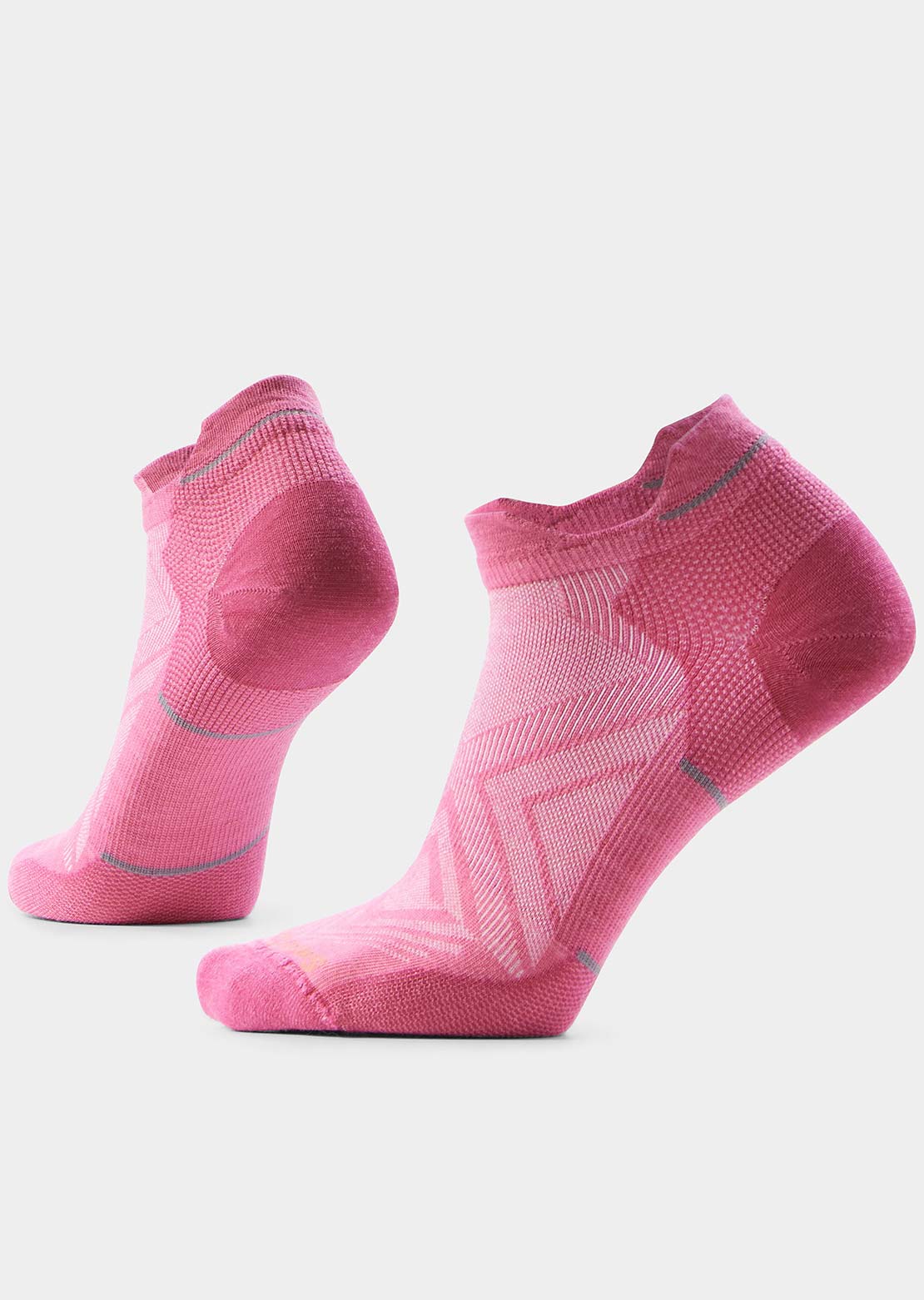 Smartwool Women's Run Zero Cushion Low Ankle Socks Garden Pink