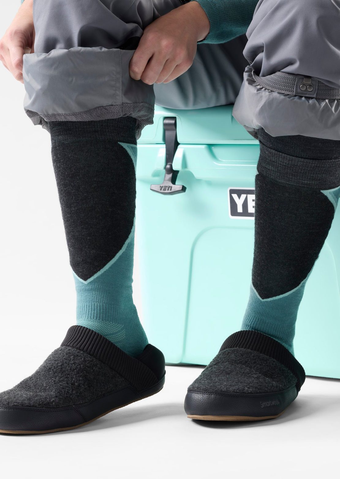 Smartwool Women's Ski Targeted Cushion OTC Socks Dusty Teal