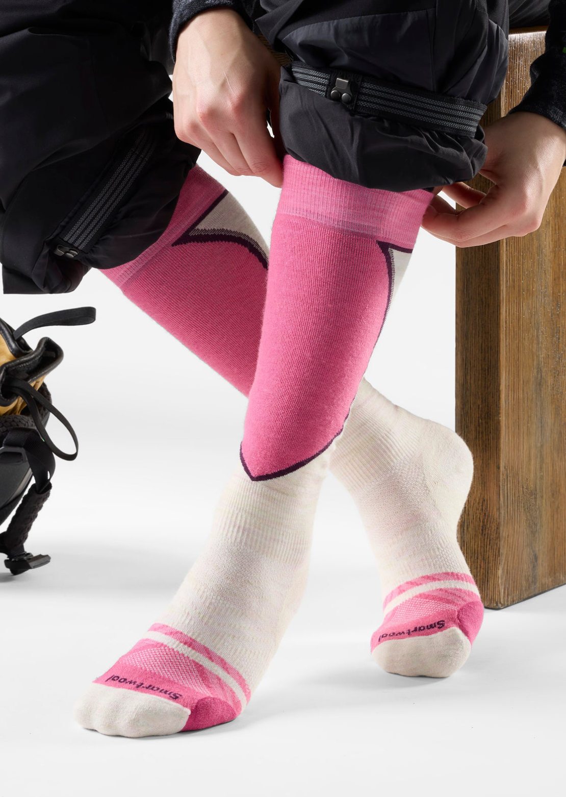 Smartwool Women's Ski Targeted Cushion OTC Socks Moonbeam