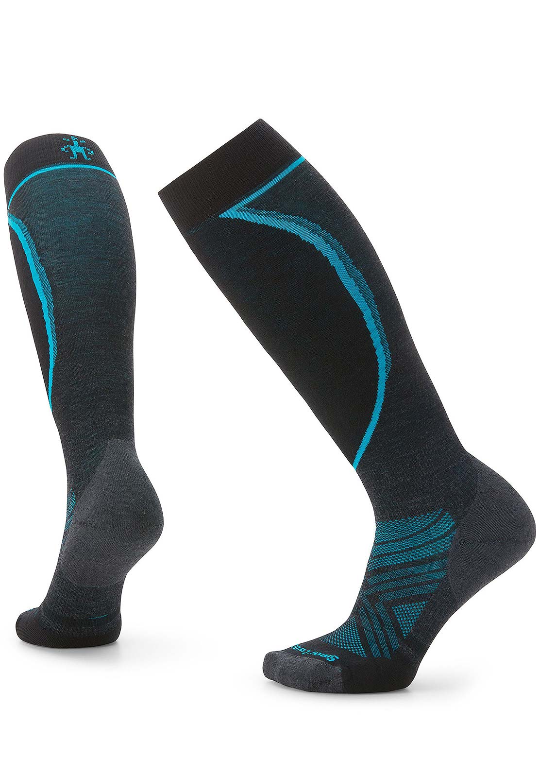 Smartwool Women's Ski Targeted Cushion OTC Socks Charcoal