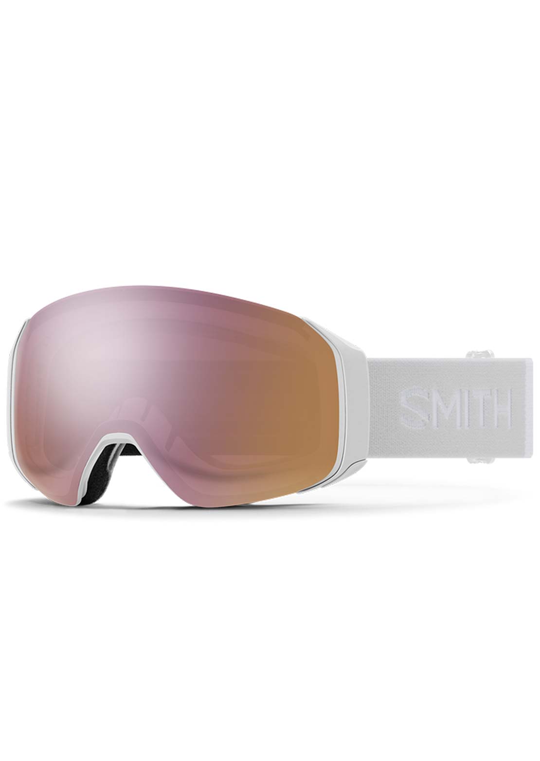 Smith 4D Mag S Goggles White Vapor/Chromapop Everyday Rose Gold Mirror