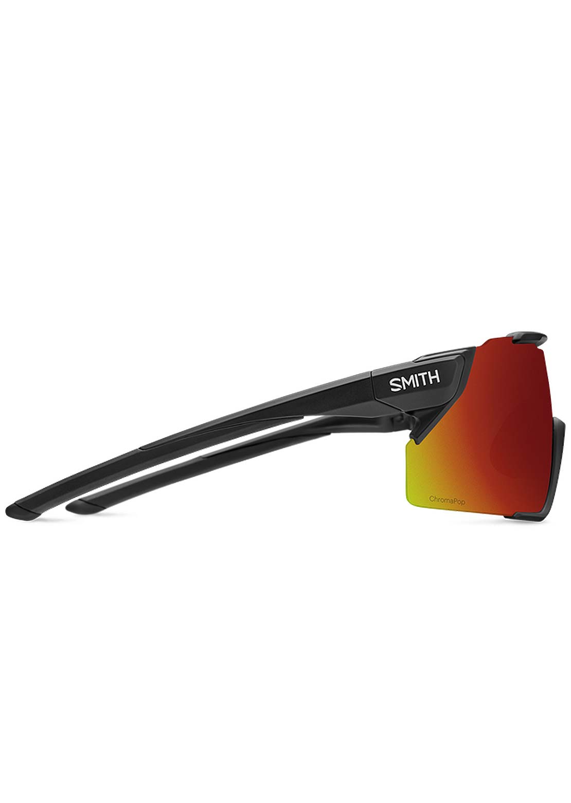 Smith Attack Mag MTB Bike Sunglasses Matte Black/Chromapop Red Mirror