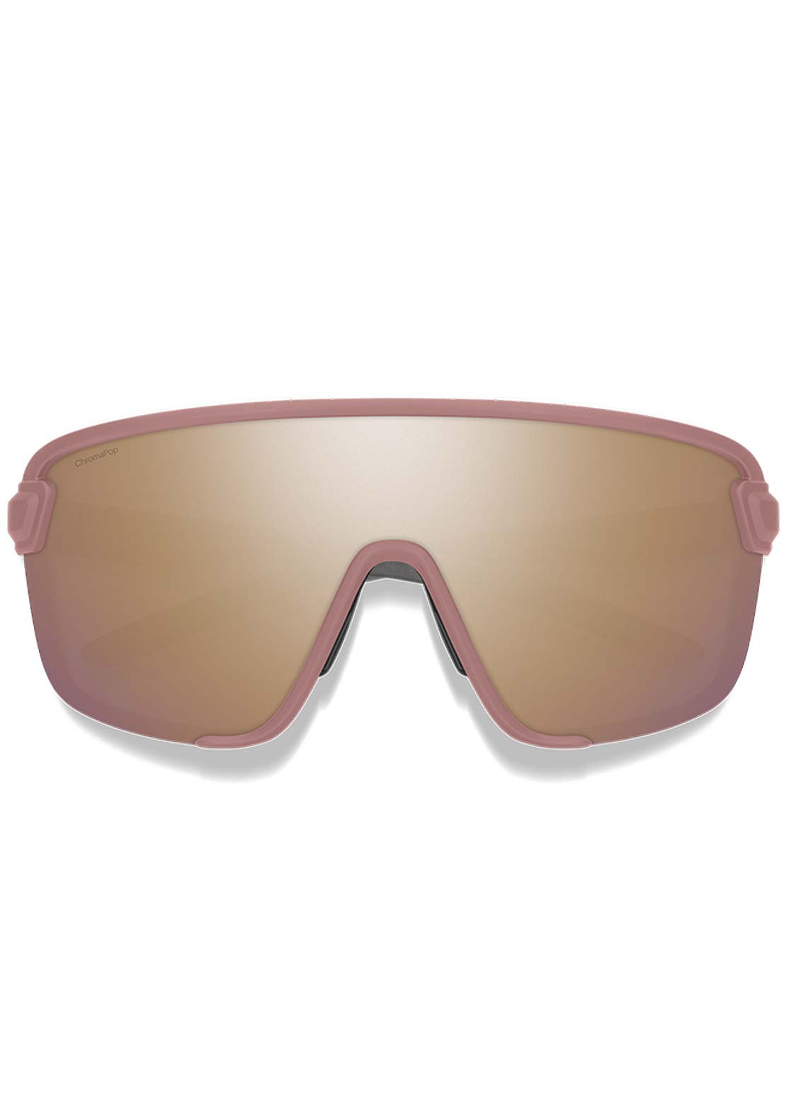 Smith Bobcat Mountain Bike Sunglasses Matte Chalk Rose/ChromaPop Rose Gold Mirror