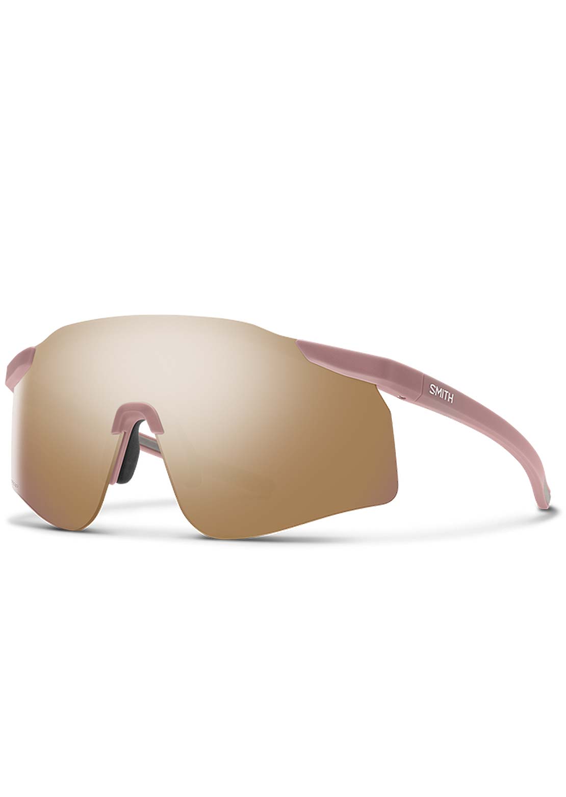 Smith Defy Split Mag Mountain Bike Sunglasses Matte Chalk Rose/ChromaPop Rose Gold Mirror
