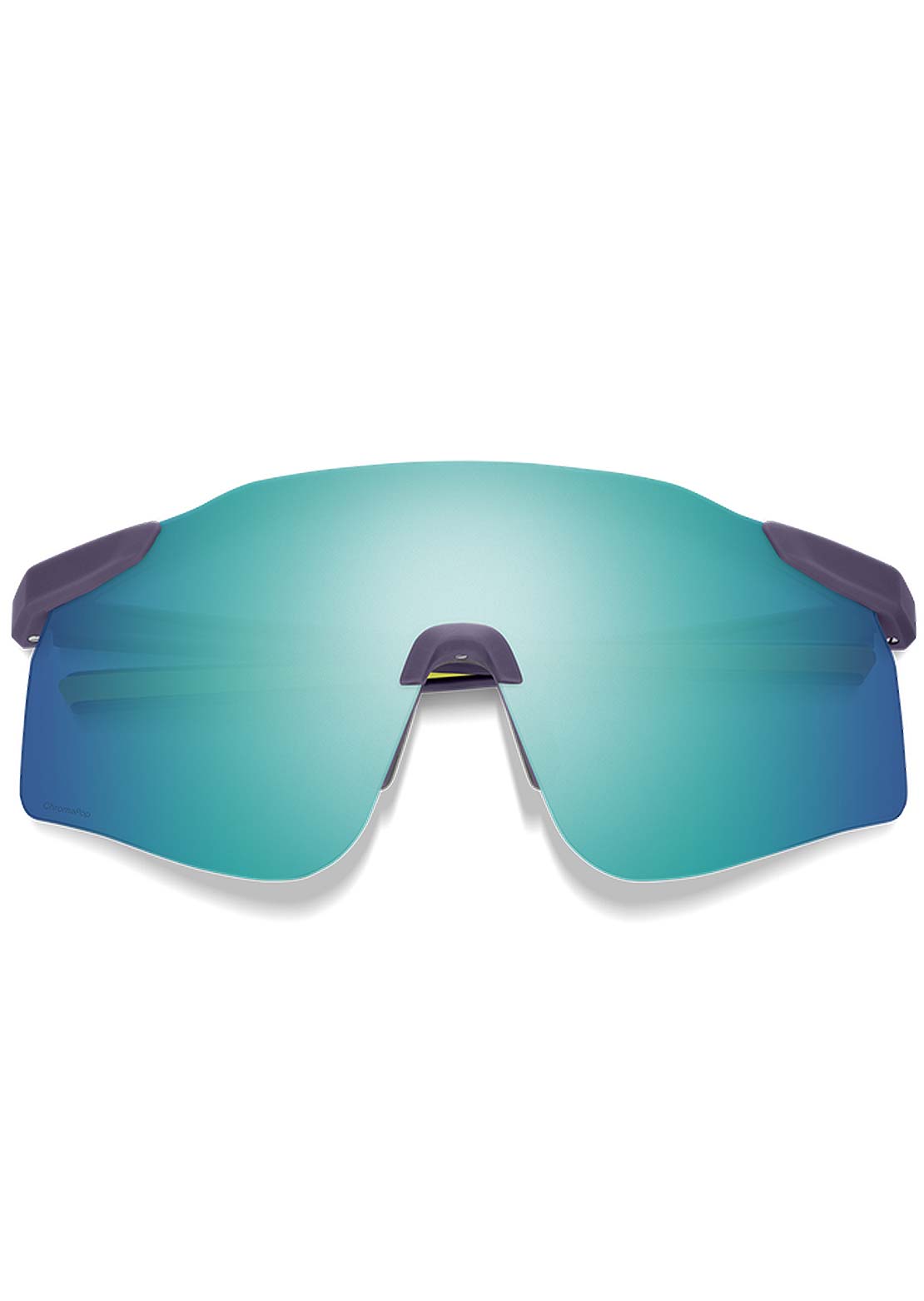 Smith Defy Split Mag Mountain Bike Sunglasses Matte Purple/Cinder/Hi Viz/ChromaPop Opal Mirror
