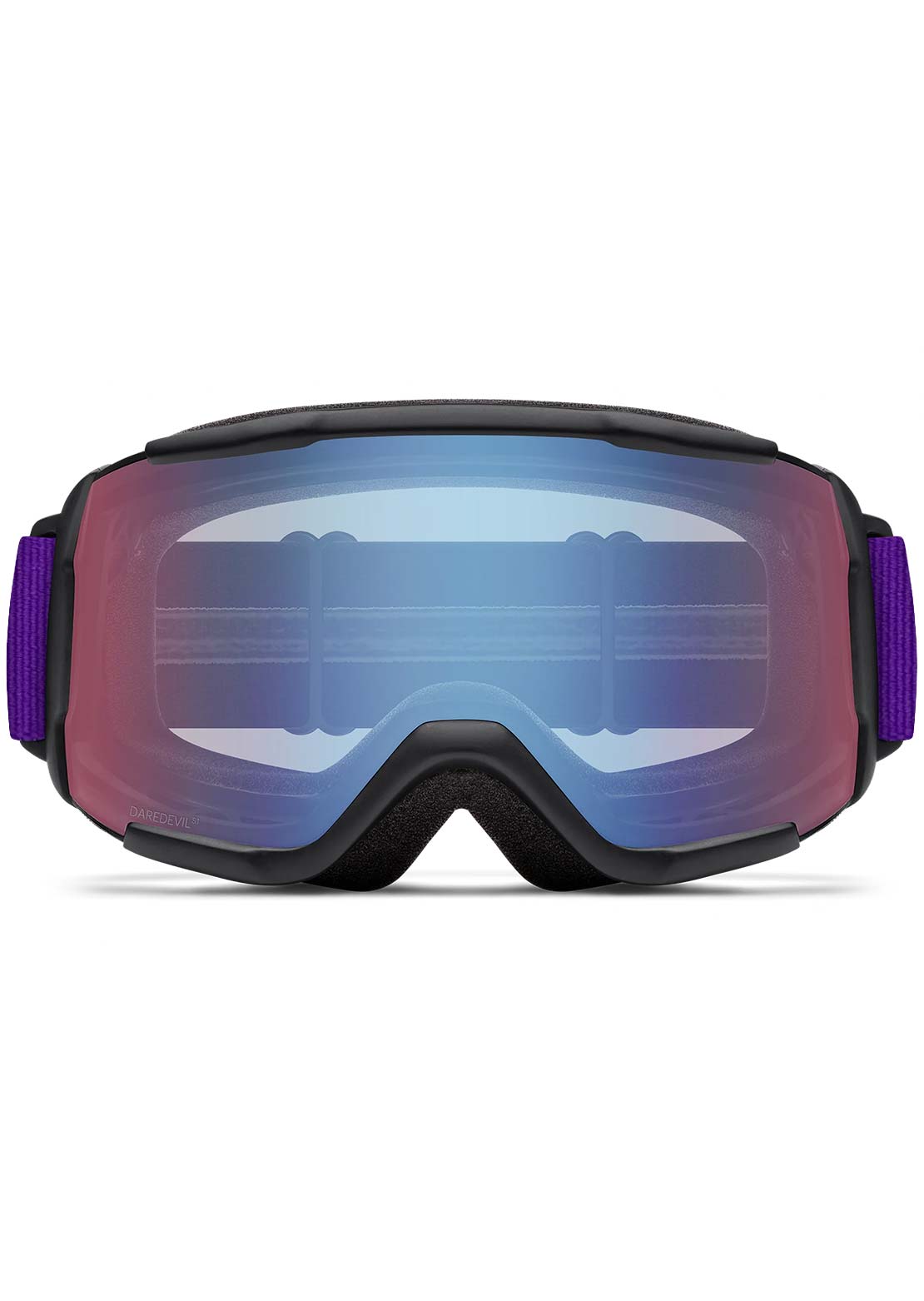 Smith Junior Daredevil Goggles Black Donuts/Blue Sensor Mirror