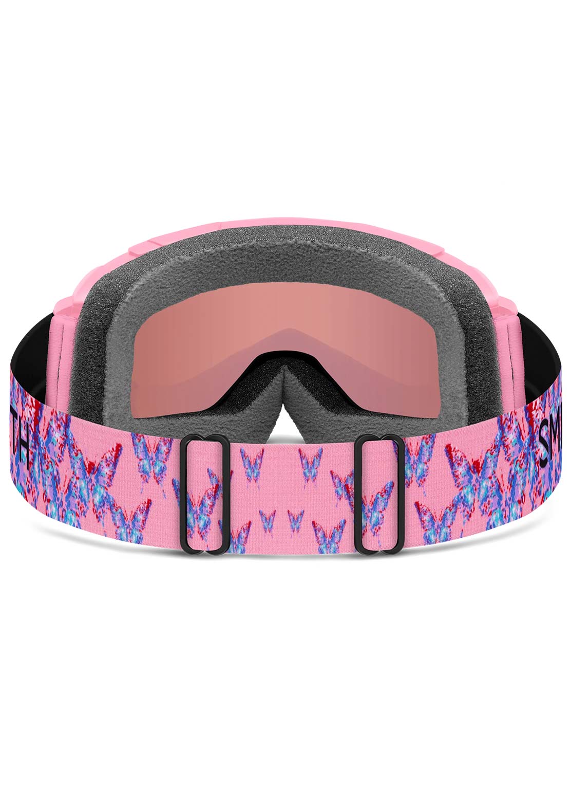 Smith Junior Grom Goggles Bright Pink LoFi Butterfly/Red Sensor Mirror