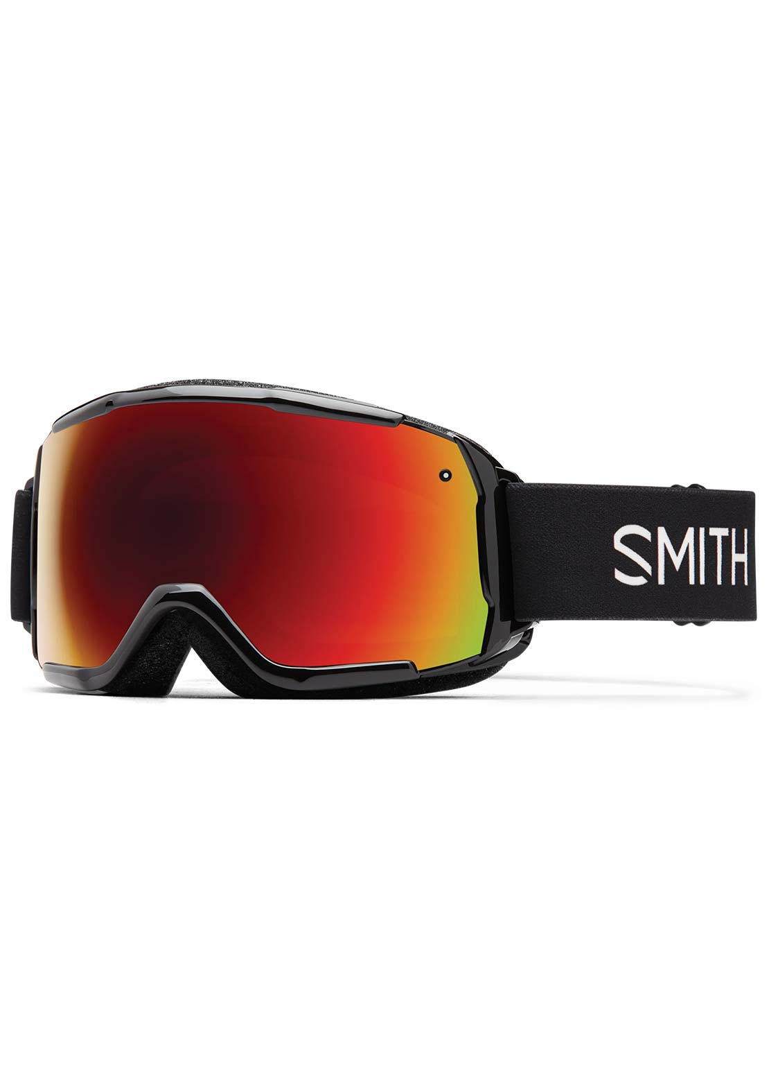 Smith Junior Grom Goggles Black/Red Sol-X Mirror