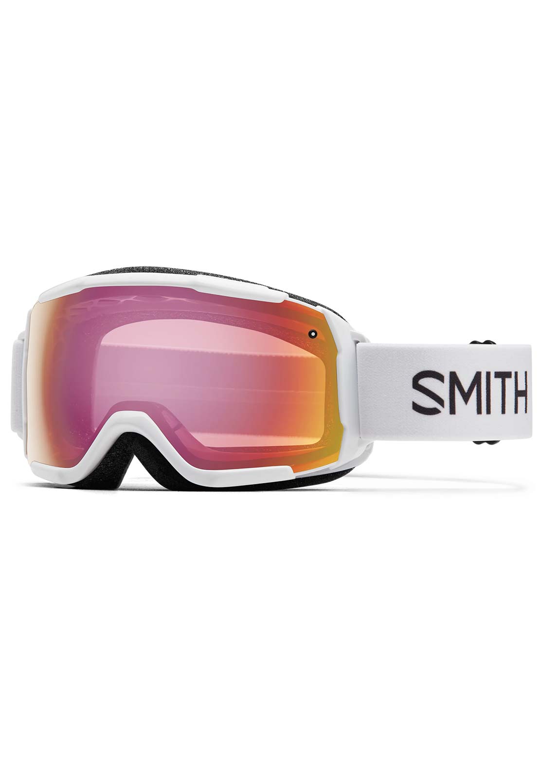 Smith Junior Grom Goggles White/Red Sensor Mirror