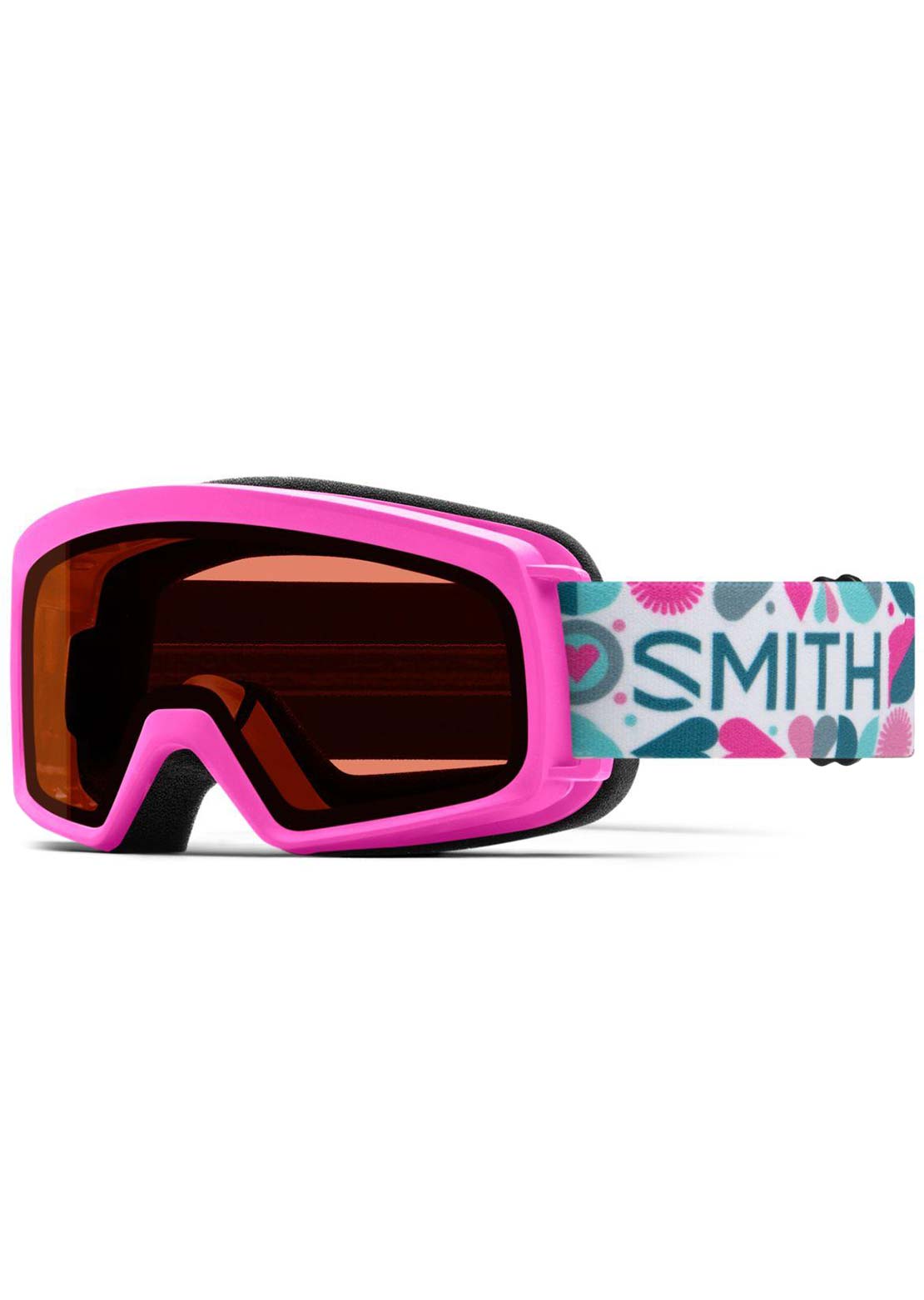 Smith Junior Rascal Goggles Vivid Pink Hearts/RC36