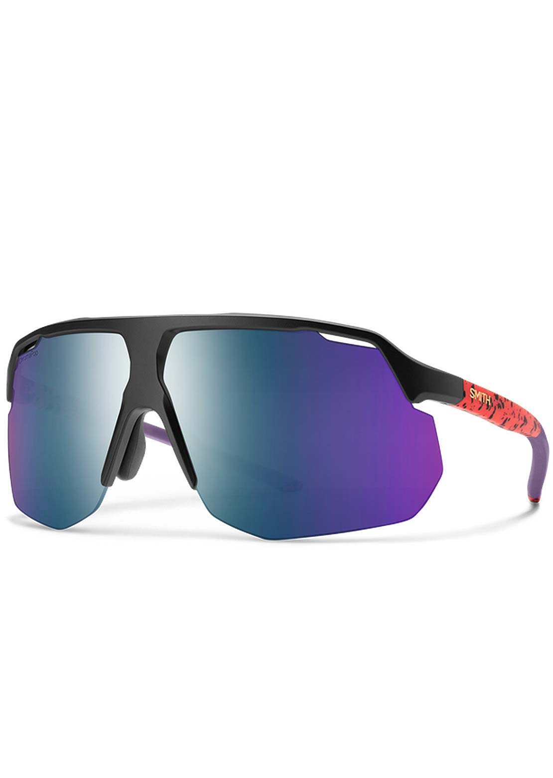 Smith Motive Mountain Bike Sunglasses Matte Wild Child/Chromapop Violet Mirror