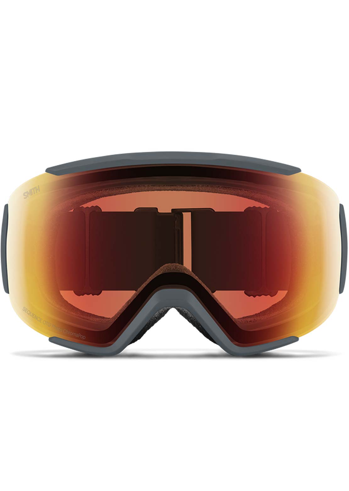 Smith Sequence OTG Goggles Slate Chroma Pop Pro Photochromic Red Mirror