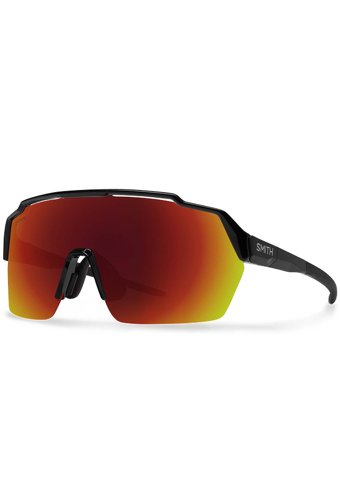 Smith Shift Split MAG Mountain Bike Sunglasses Black/ChromaPop Red Mirror