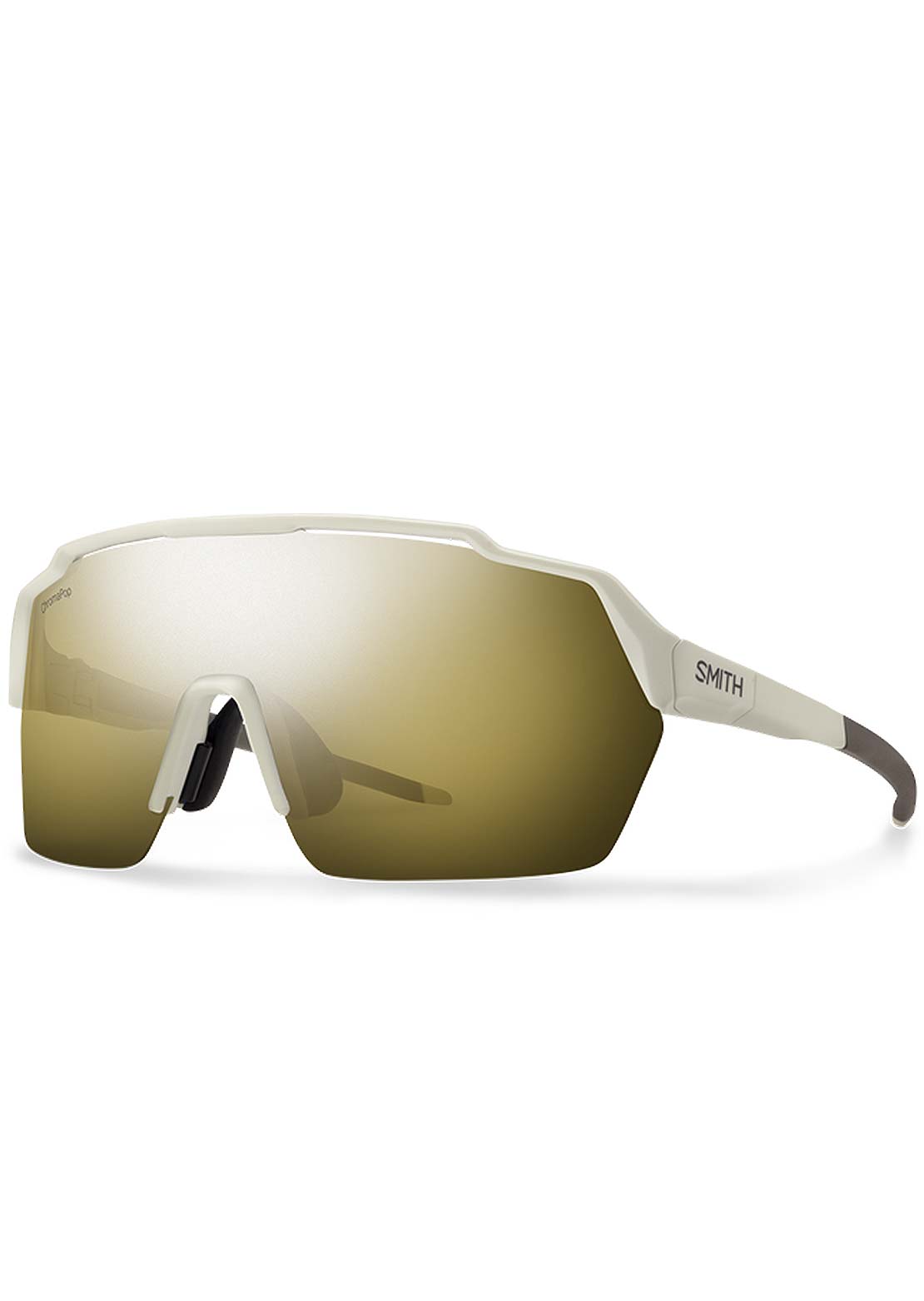 Smith Shift Split MAG Mountain Bike Sunglasses Matte Bone/ChromaPop Black Gold Mirror