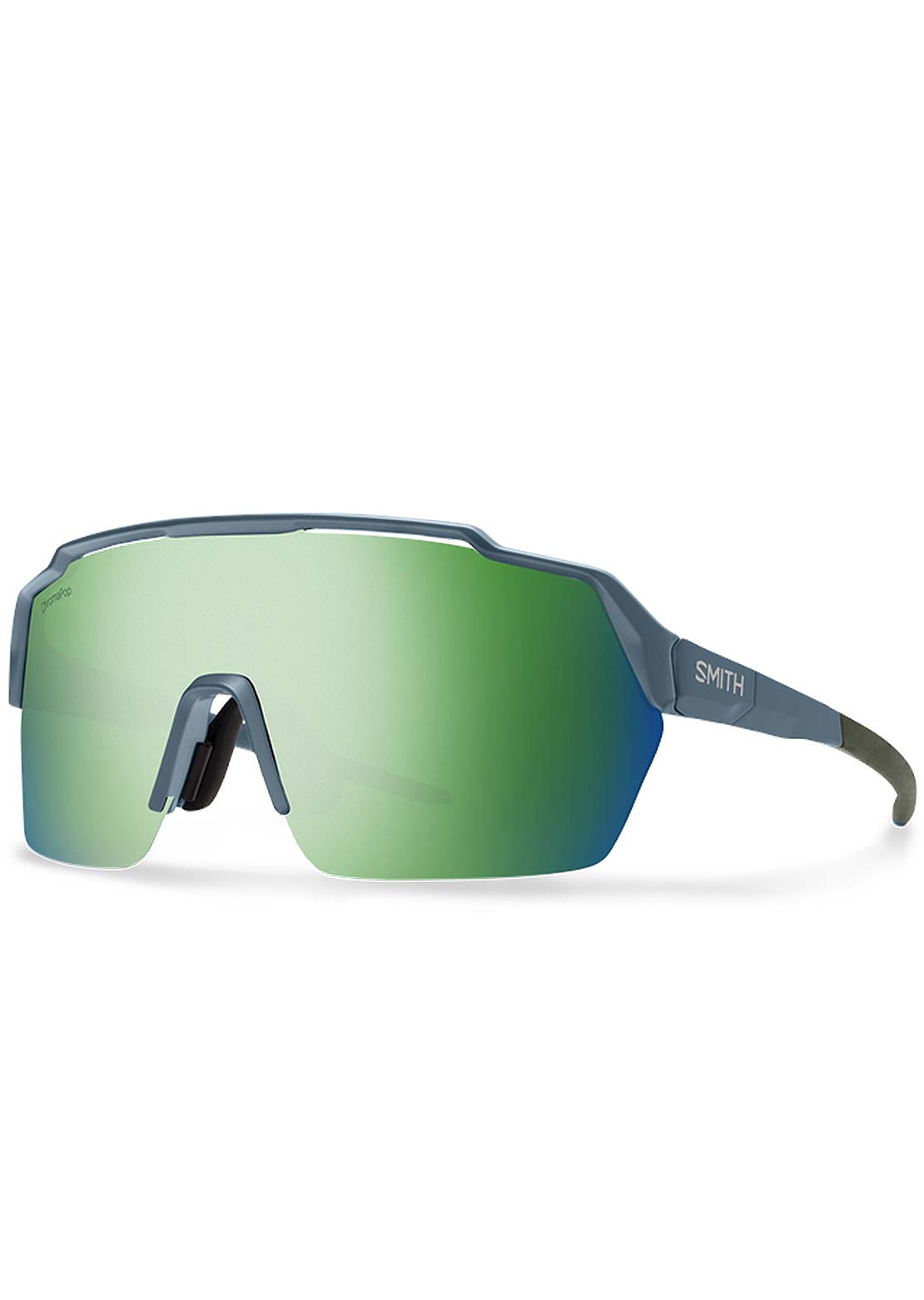 Smith Shift Split MAG Mountain Bike Sunglasses Matte Stone/Moss/ChromaPop Green Mirror
