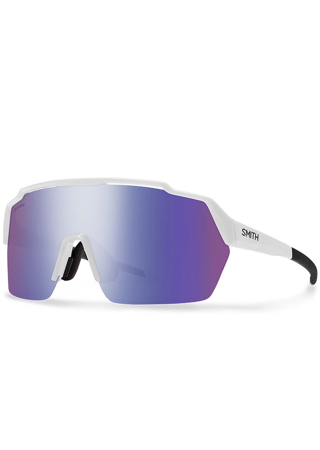 Smith Shift Split MAG Mountain Bike Sunglasses White/ChromaPop Violet Mirror