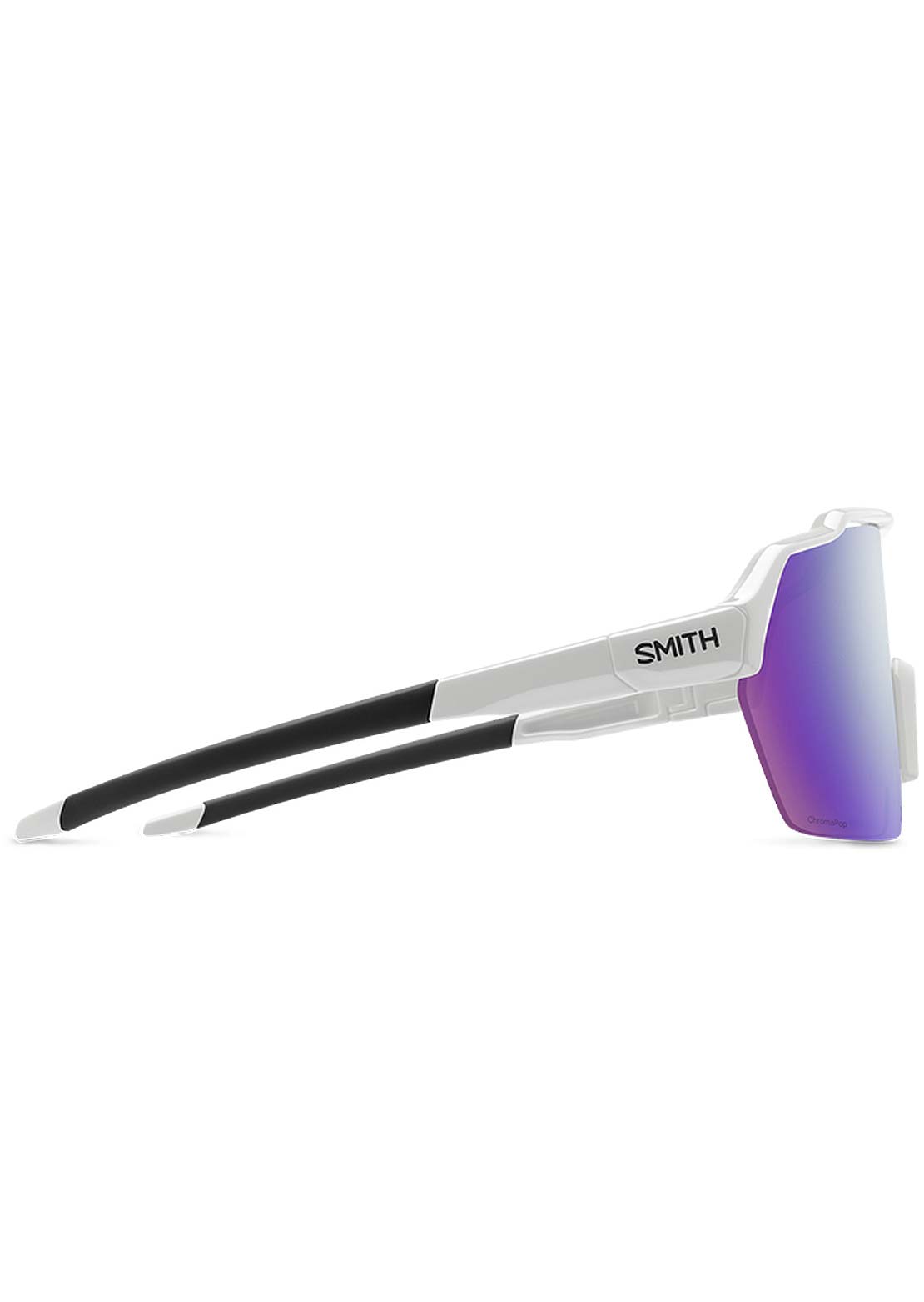 Smith Shift Split MAG Mountain Bike Sunglasses White/ChromaPop Violet Mirror