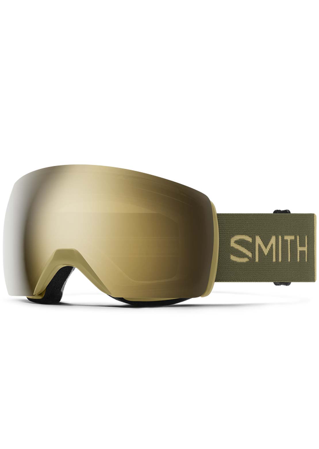  Smith Skyline XL Goggles Sandstorm Forest/Chromapop Sun Black Gold Mirror