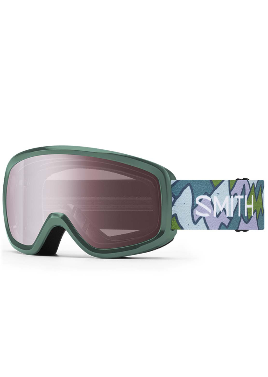 Smith Snowday Goggles Alpine Green Peaking/Ignitor Mirror